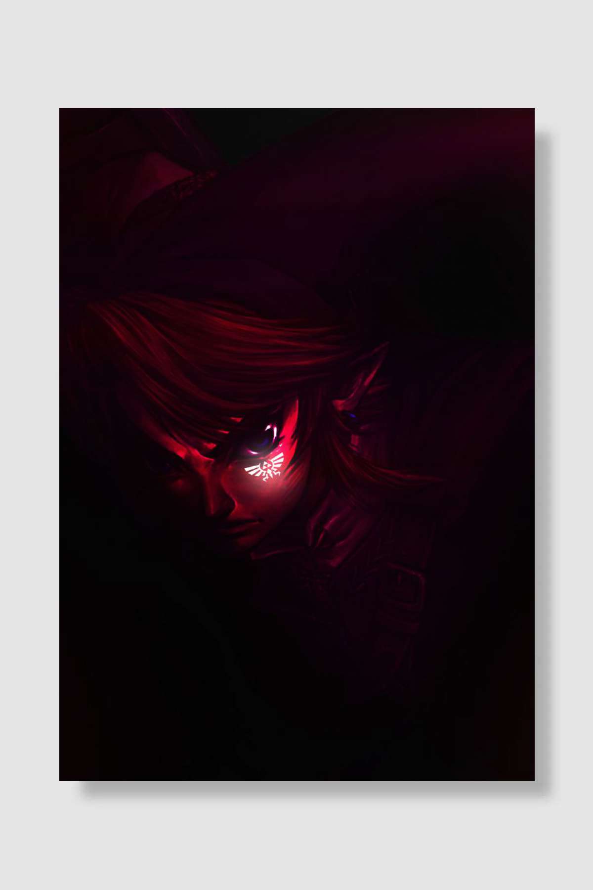 Dark Link Oyun Poster Çerçevesiz Yüksek Kalite Oyun Afiş Duvar Poster