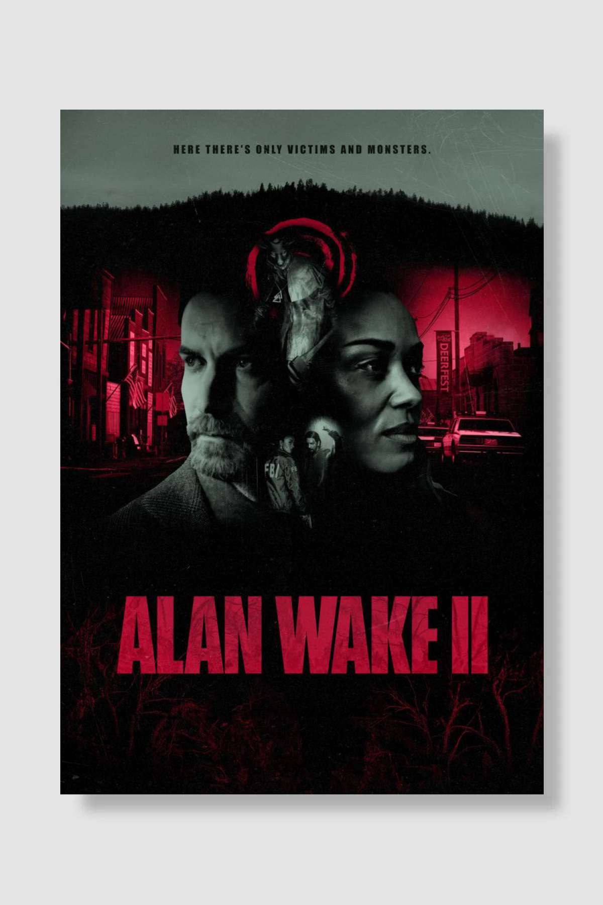 Alan wake Oyun Poster Çerçevesiz Yüksek Kalite Oyun Afiş Duvar Poster - En İyi Fiyatlarla
