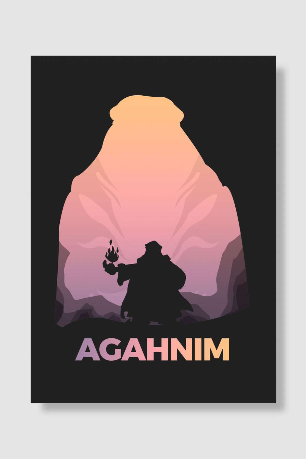 Agahnim Oyun Poster Çerçevesiz Yüksek Kalite Oyun Afiş Duvar Poster