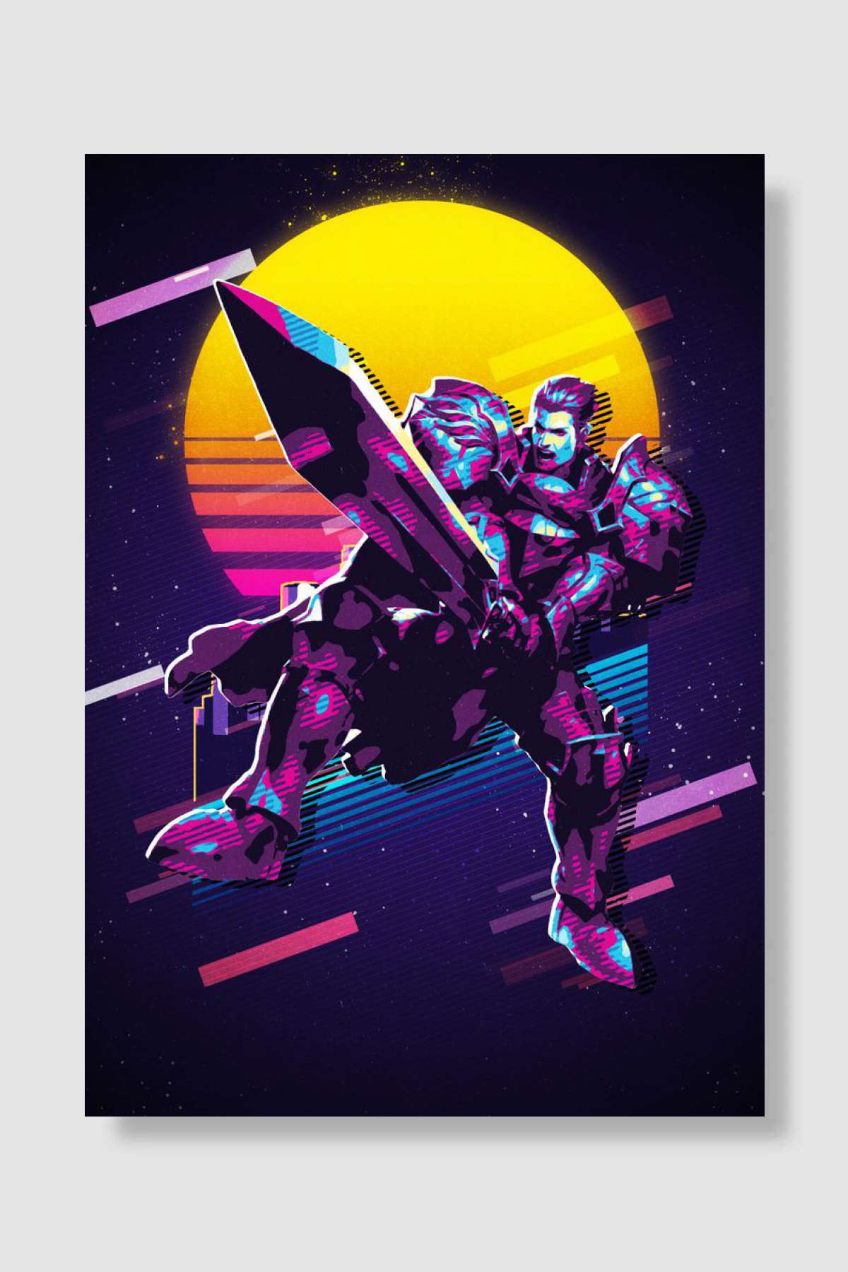 Garena Lin Qun Mobile Oyun Poster Çerçevesiz Yüksek Kalite Oyun Afiş Duvar Poster