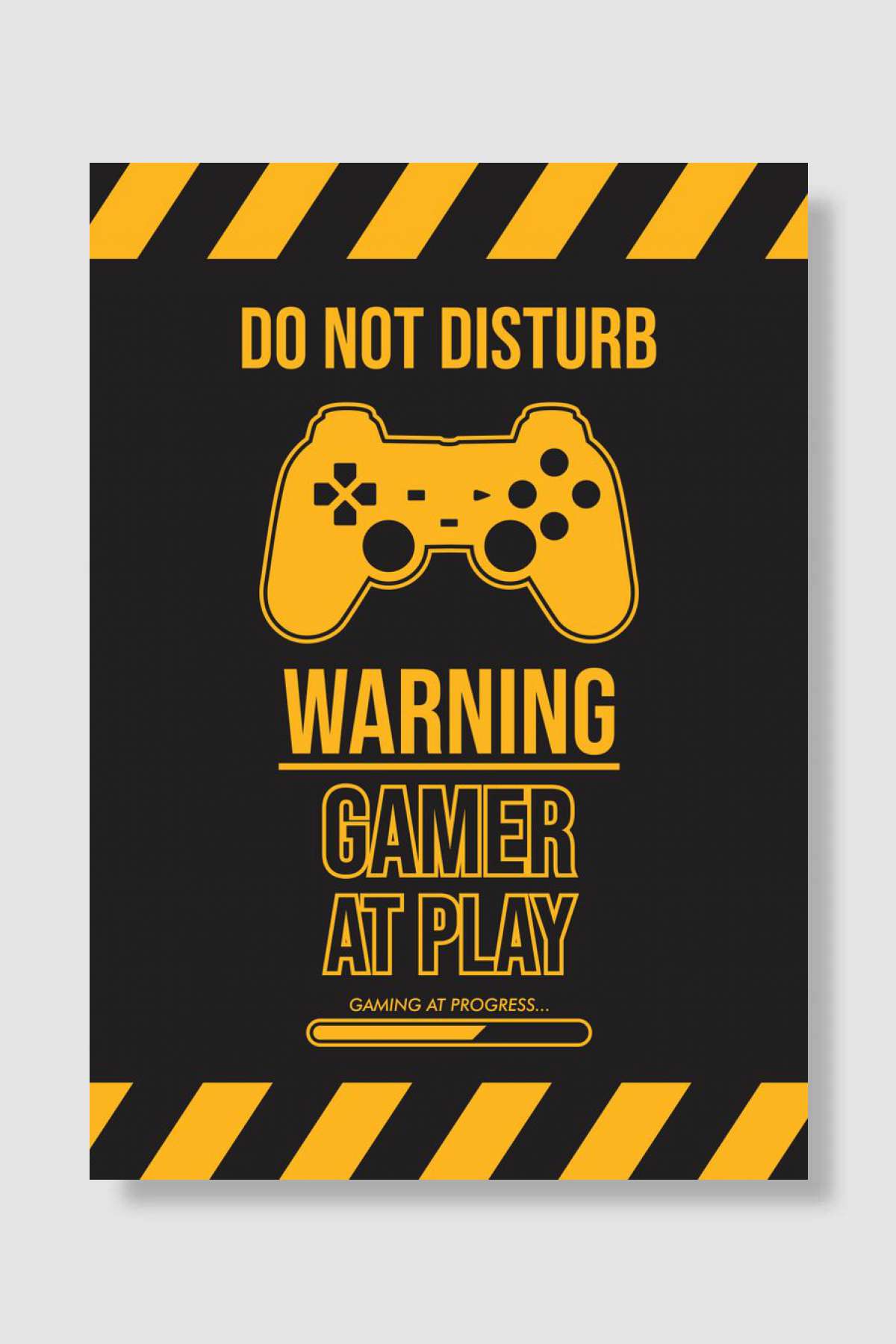 Gamer at play sign Oyun Poster Çerçevesiz Yüksek Kalite Oyun Afiş Duvar Poster