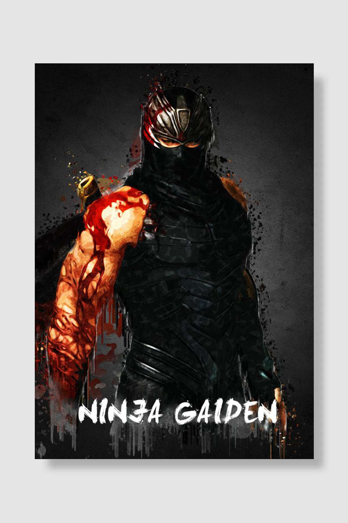 Ninja Gaiden Oyun Poster Çerçevesiz Yüksek Kalite Oyun Afiş Duvar Poster