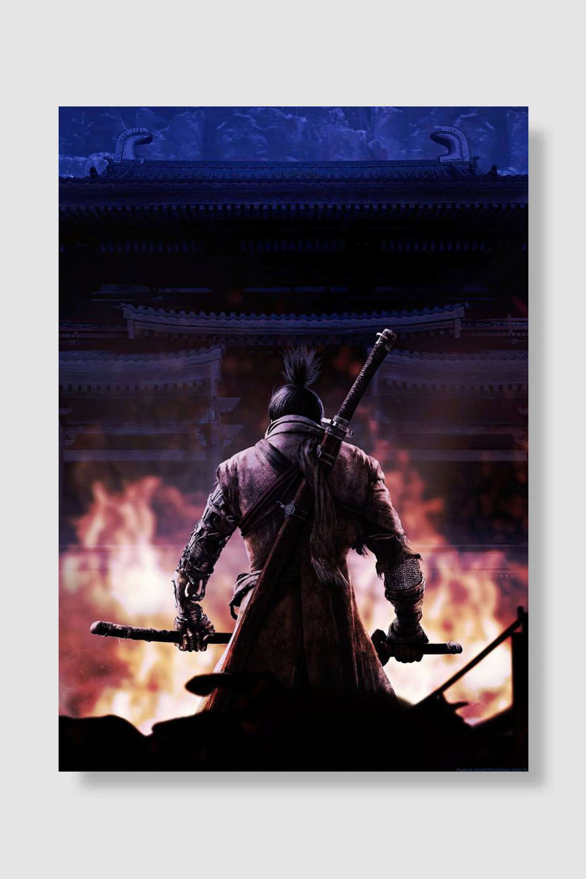 Sekiro Oyun Poster Çerçevesiz Yüksek Kalite Oyun Afiş Duvar Poster - En İyi Fiyatlarla