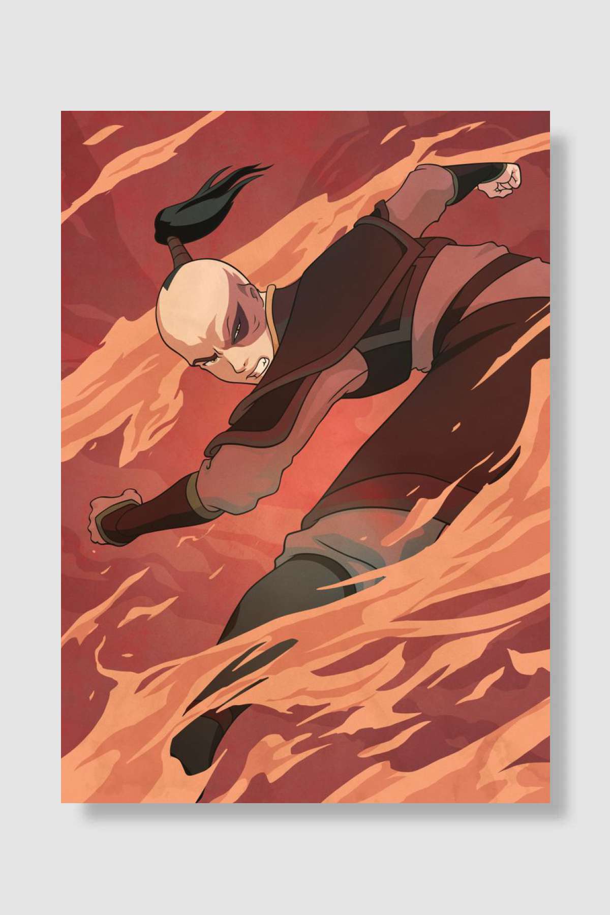 Zuko Elements Oyun Poster Çerçevesiz Yüksek Kalite Oyun Afiş Duvar Poster