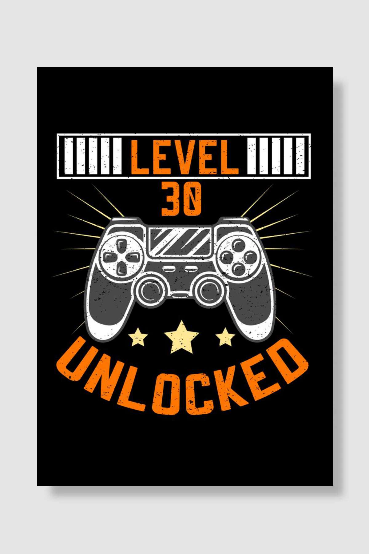 30th Birthday 30 Years Oyun Poster Çerçevesiz Yüksek Kalite Oyun Afiş Duvar Poster