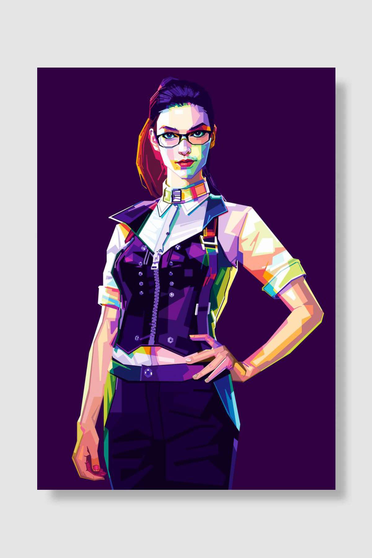 Nikita FreeFire Character Oyun Poster Çerçevesiz Yüksek Kalite Oyun Afiş Duvar Poster