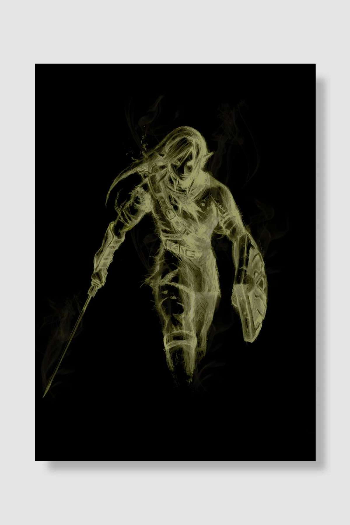 link Oyun Poster Çerçevesiz Yüksek Kalite Oyun Afiş Duvar Poster