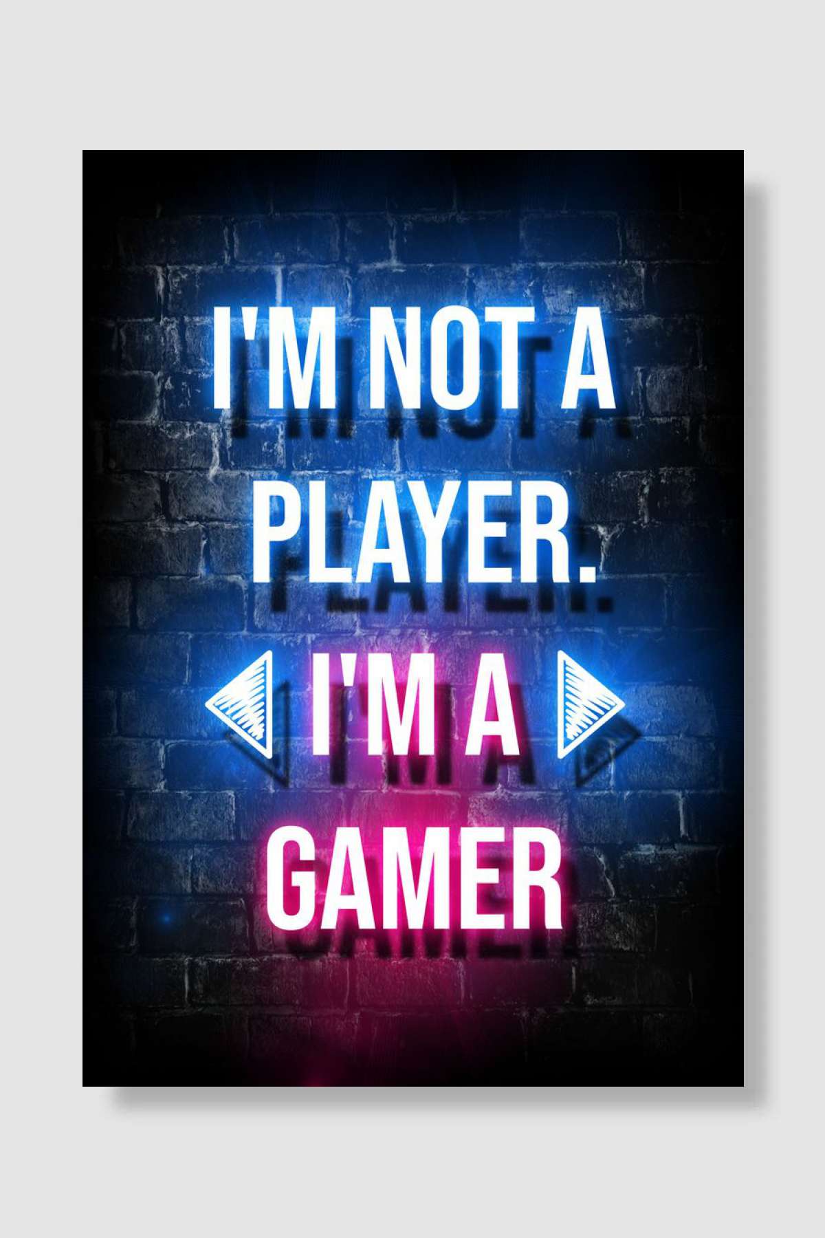 iam a gamer quotes Oyun Poster Çerçevesiz Yüksek Kalite Oyun Afiş Duvar Poster