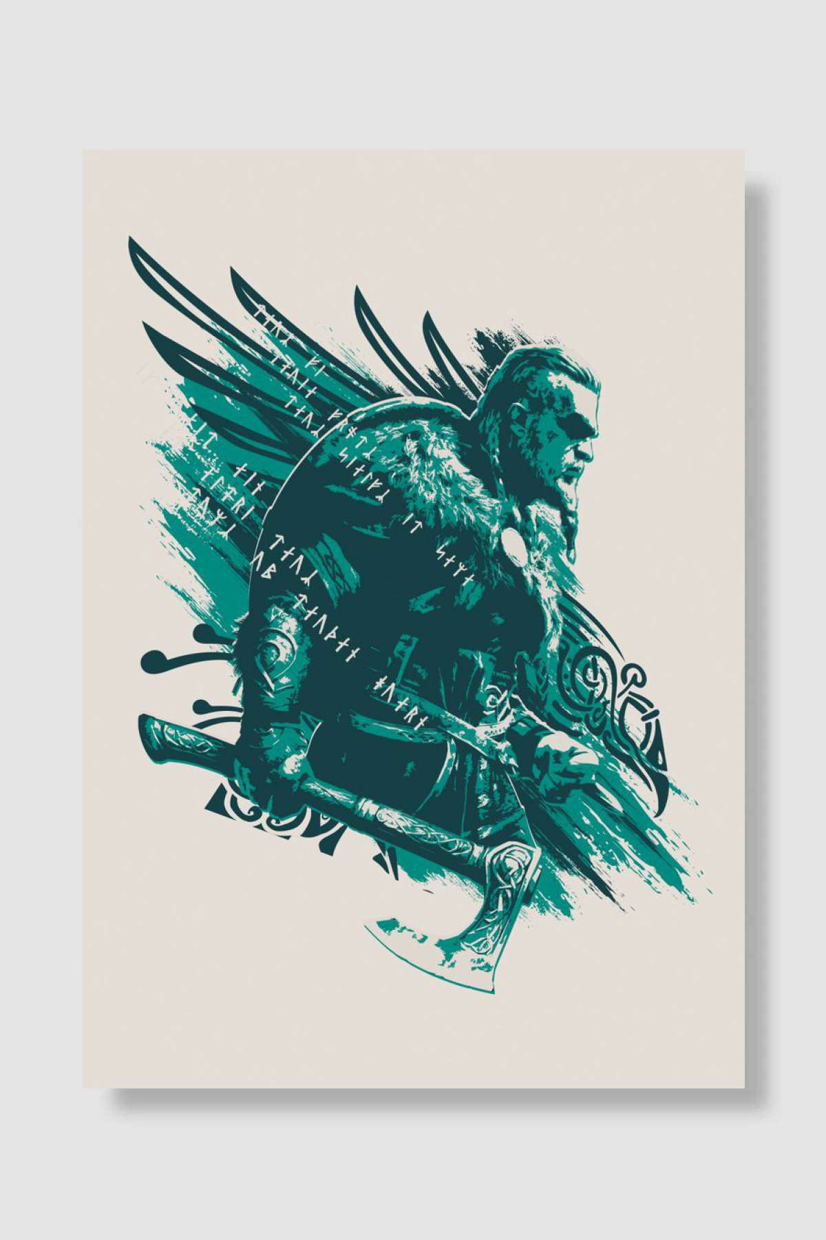 Raven Soul Oyun Poster Çerçevesiz Yüksek Kalite Oyun Afiş Duvar Poster