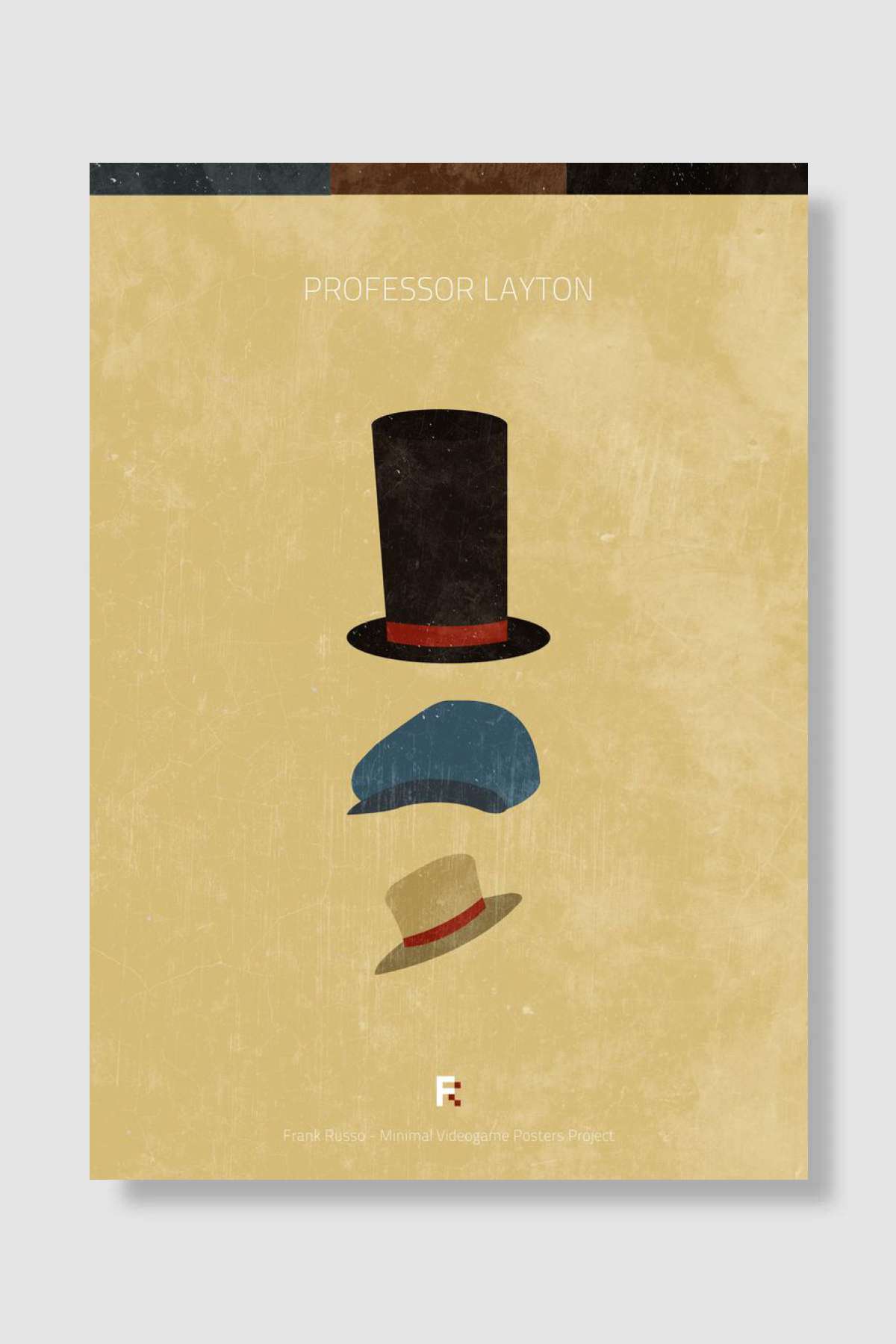 Professor Layton Oyun Poster Çerçevesiz Yüksek Kalite Oyun Afiş Duvar Poster