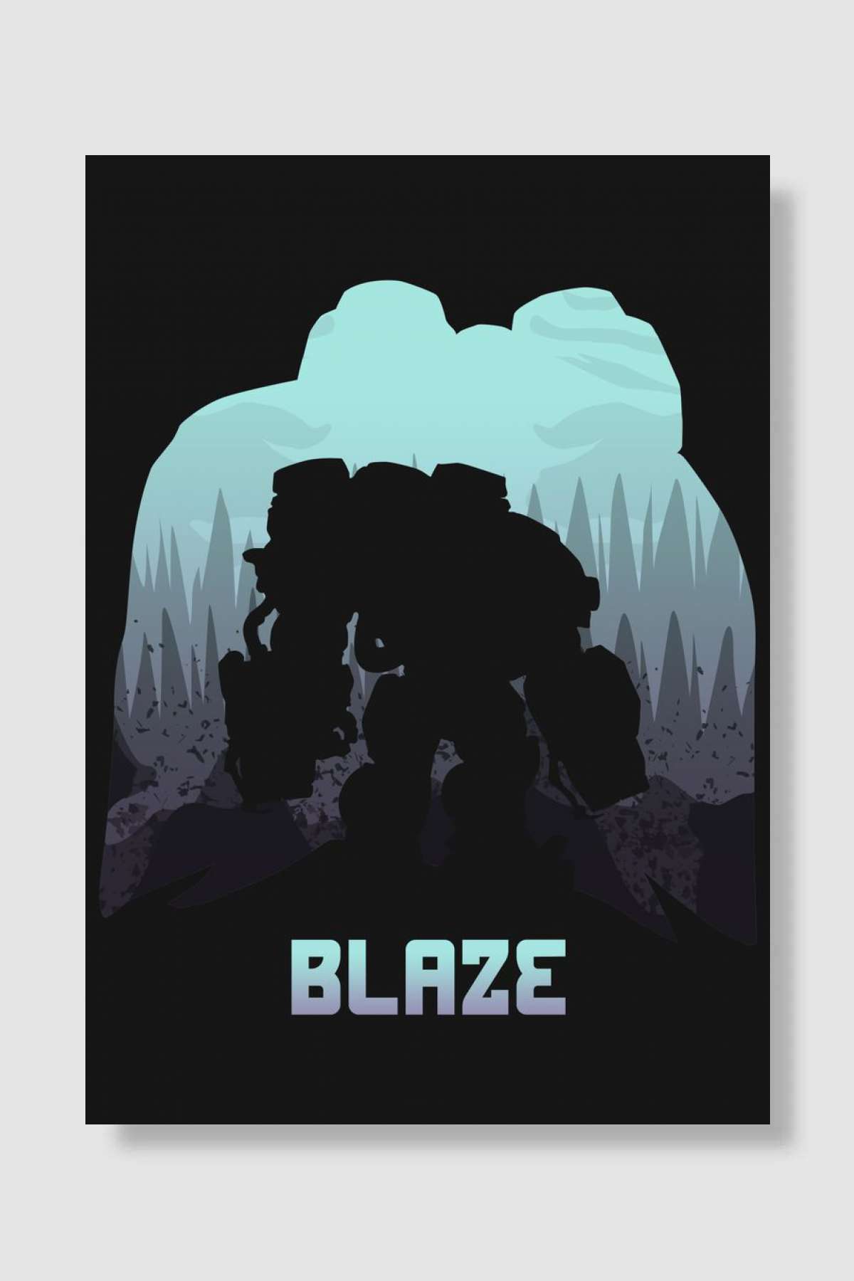 moba char Oyun Poster Çerçevesiz Yüksek Kalite Oyun Afiş Duvar Poster