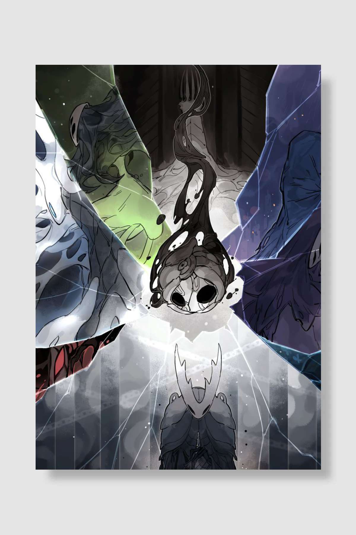 Hollow Knight Oyun Poster Çerçevesiz Yüksek Kalite Oyun Afiş Duvar Poster - En İyi Fiyatlarla