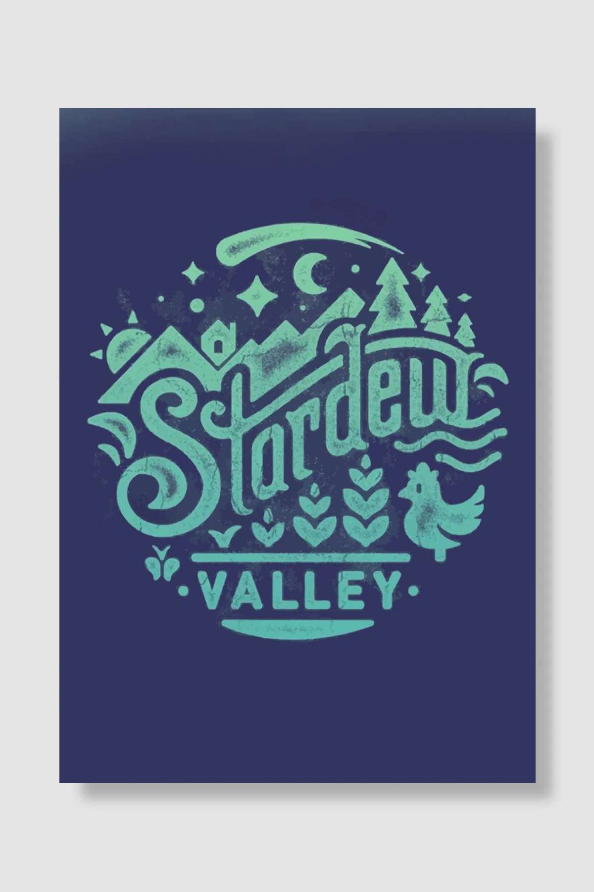 Stardew Valey Oyun Poster Çerçevesiz Yüksek Kalite Oyun Afiş Duvar Poster