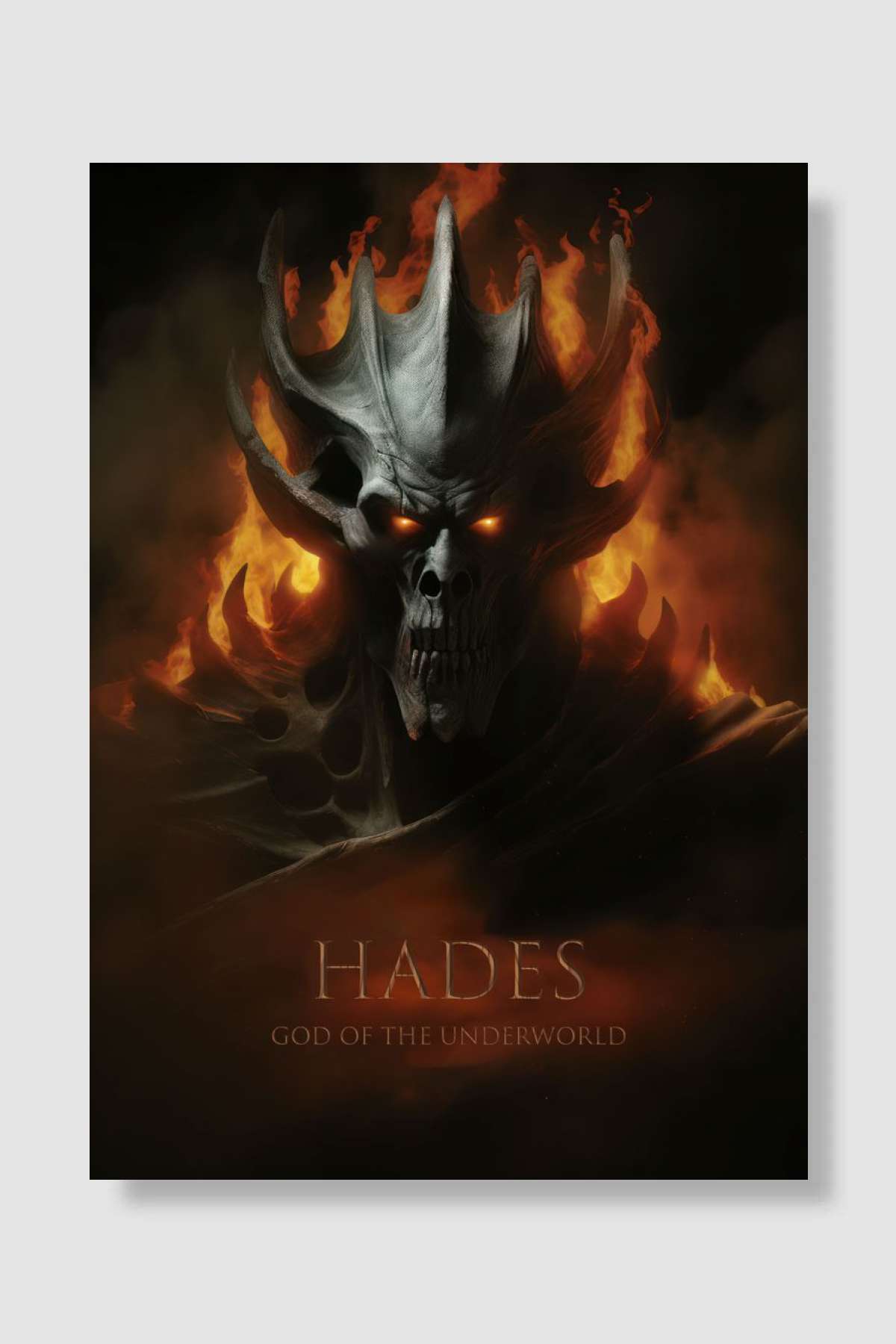 Greek God Hades Underworld Oyun Poster Çerçevesiz Yüksek Kalite Oyun Afiş Duvar Poster