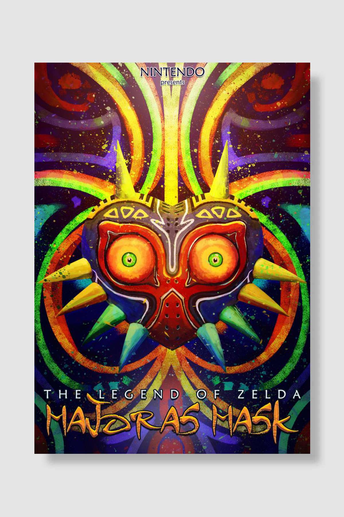 Majoras Mask Movie Poster Oyun Poster Çerçevesiz Yüksek Kalite Oyun Afiş Duvar Poster
