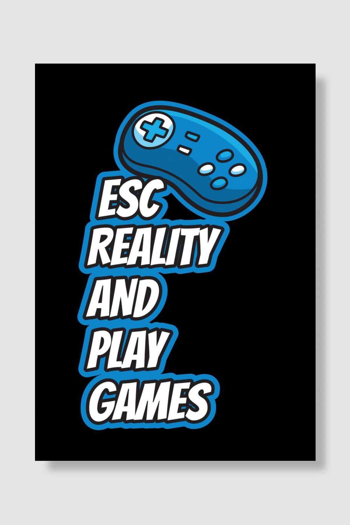 Escape Reality And Play Oyun Poster Çerçevesiz Yüksek Kalite Oyun Afiş Duvar Poster