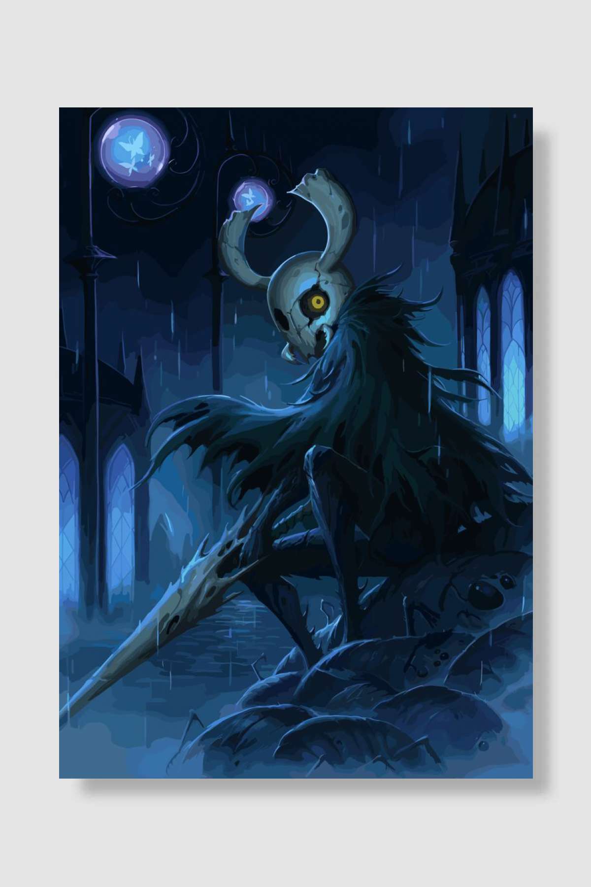 hollow knight Oyun Poster Çerçevesiz Yüksek Kalite Oyun Afiş Duvar Poster