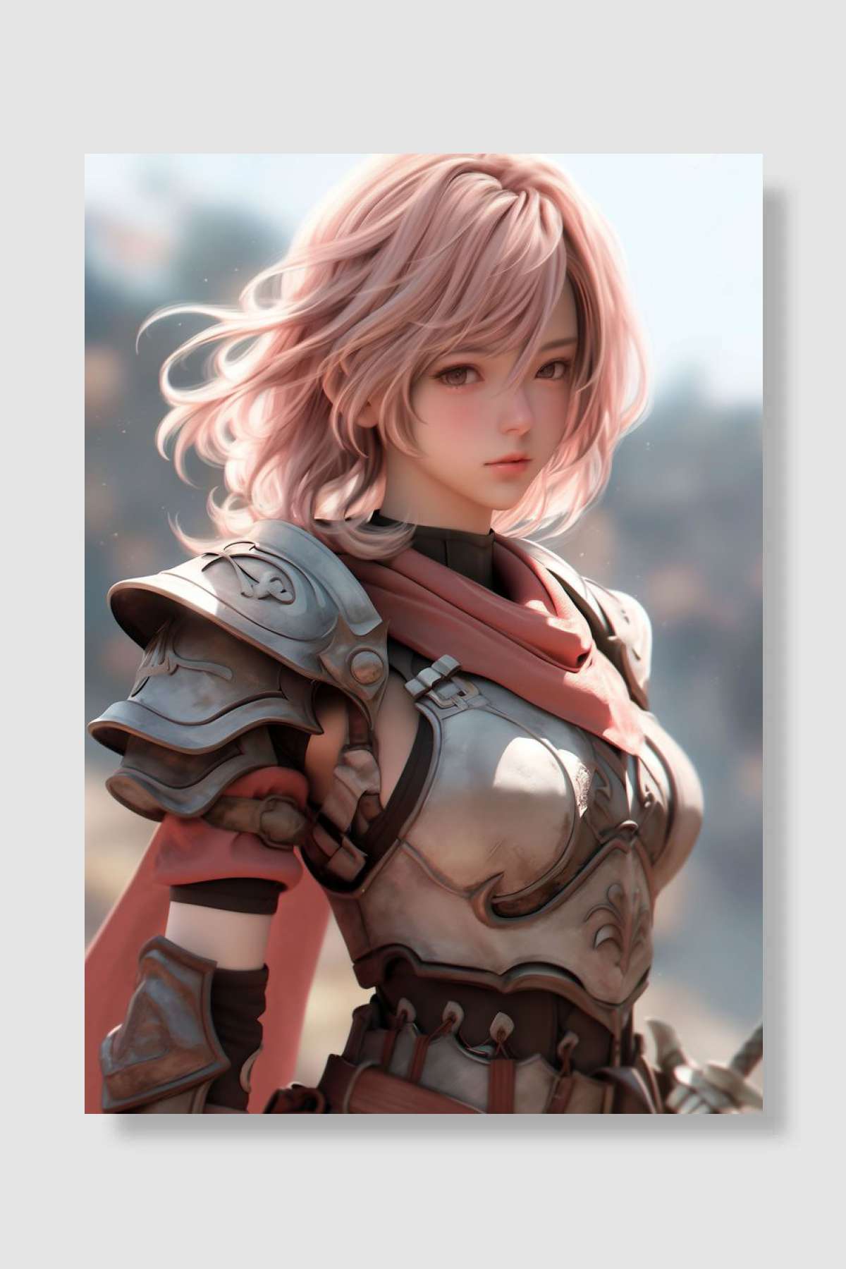 Cute Majestic Valkyrie Oyun Poster Çerçevesiz Yüksek Kalite Oyun Afiş Duvar Poster