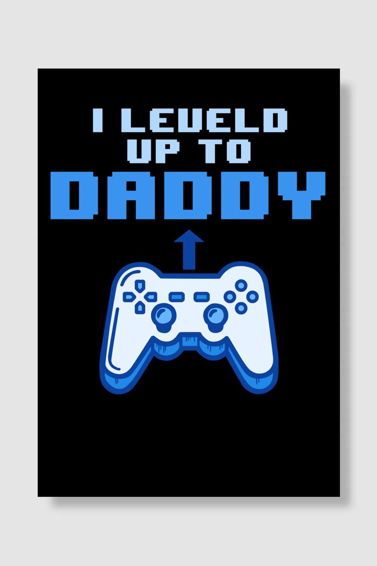 Gift For Becoming Papa Dad Oyun Poster Çerçevesiz Yüksek Kalite Oyun Afiş Duvar Poster