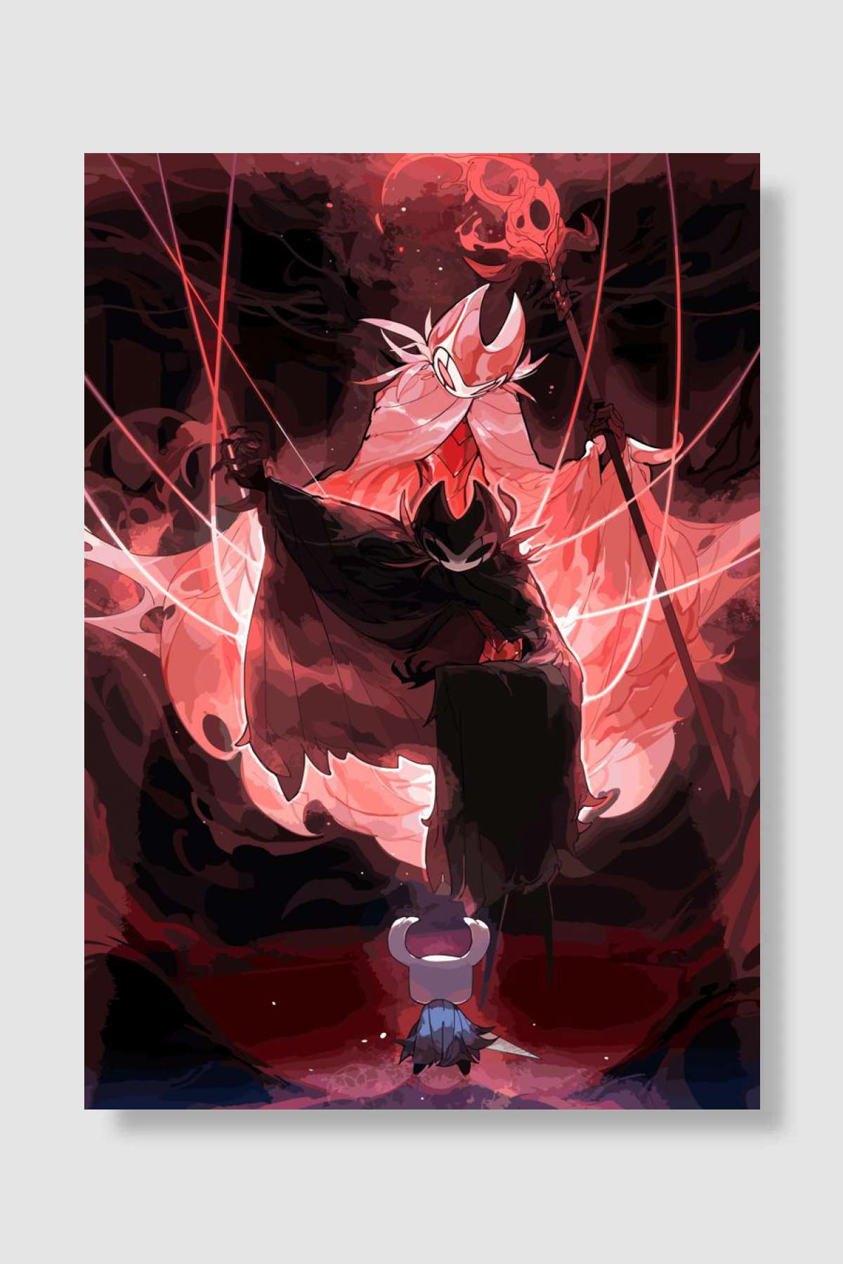 Hollow knight gaming Oyun Poster Çerçevesiz Yüksek Kalite Oyun Afiş Duvar Poster