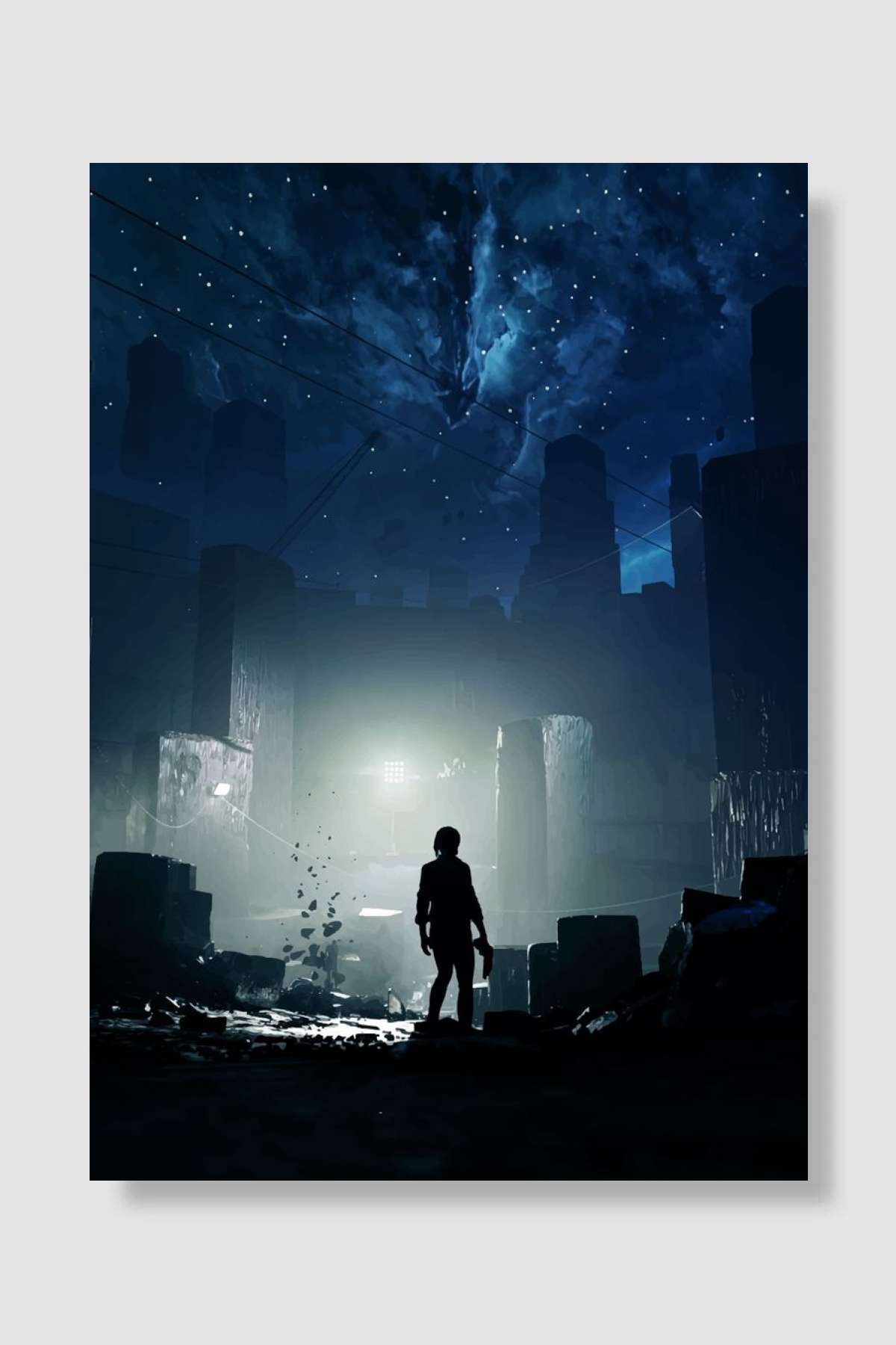 control Oyun Poster Çerçevesiz Yüksek Kalite Oyun Afiş Duvar Poster