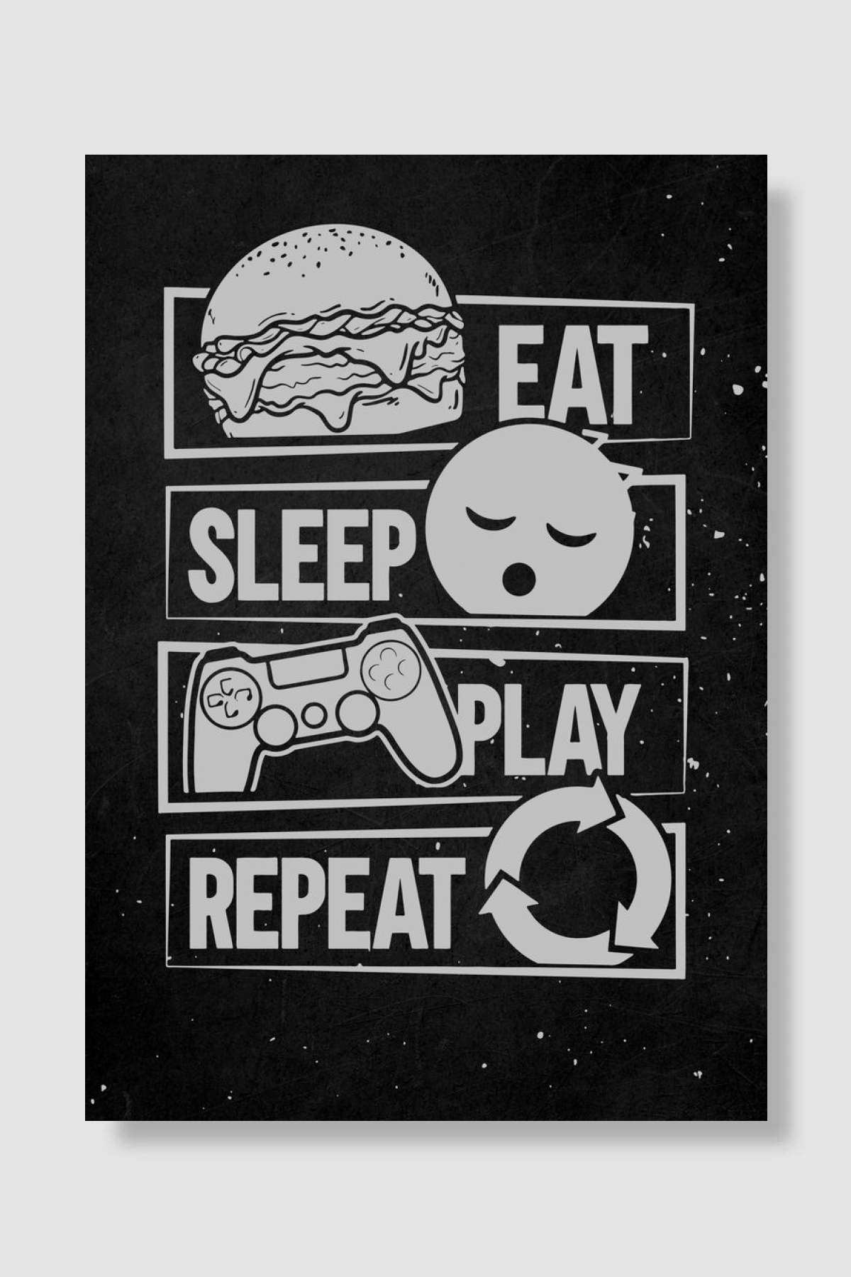 Gaming Gamer Quote Oyun Poster Çerçevesiz Yüksek Kalite Oyun Afiş Duvar Poster