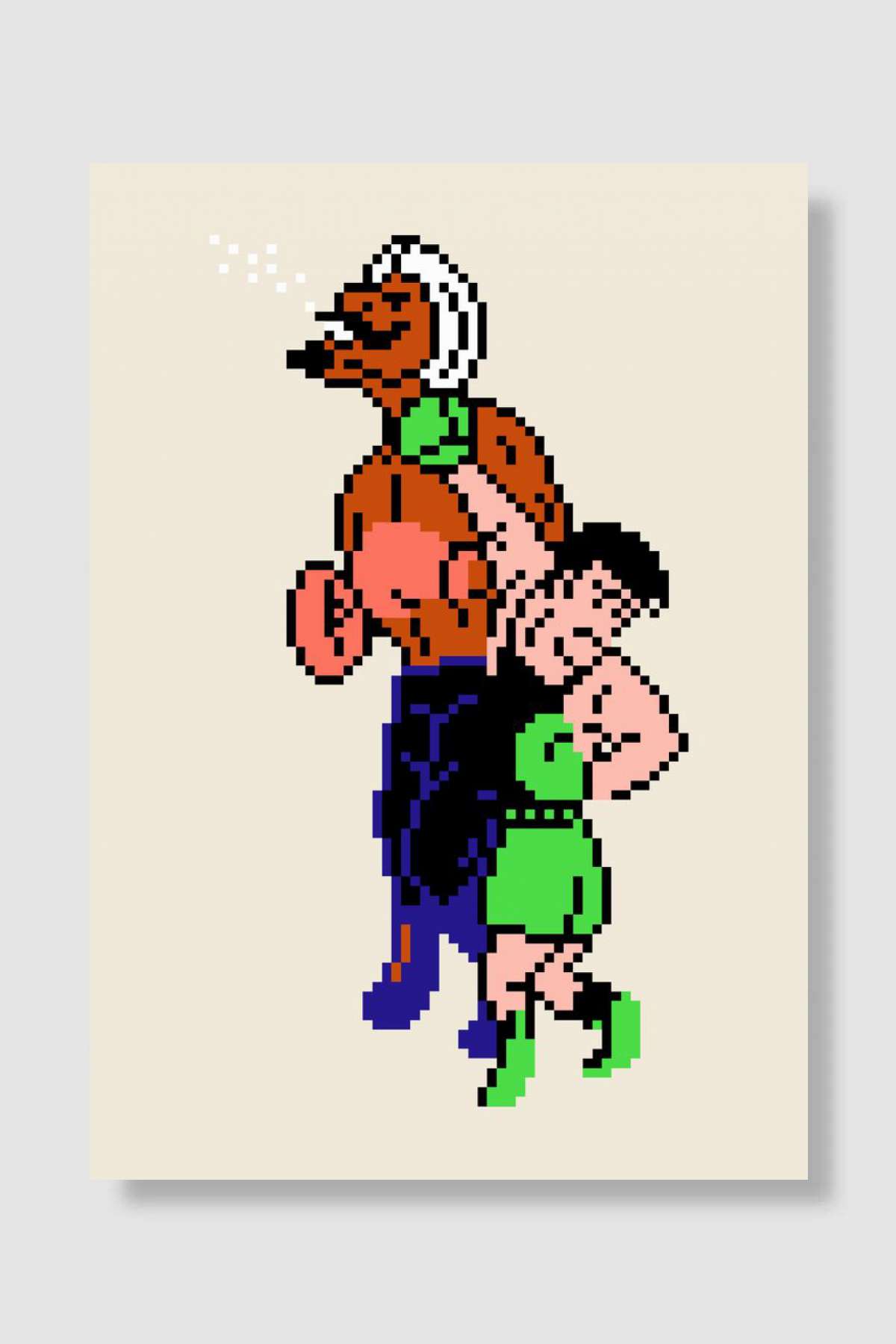 The Great Tiger Punch Out Oyun Poster Çerçevesiz Yüksek Kalite Oyun Afiş Duvar Poster