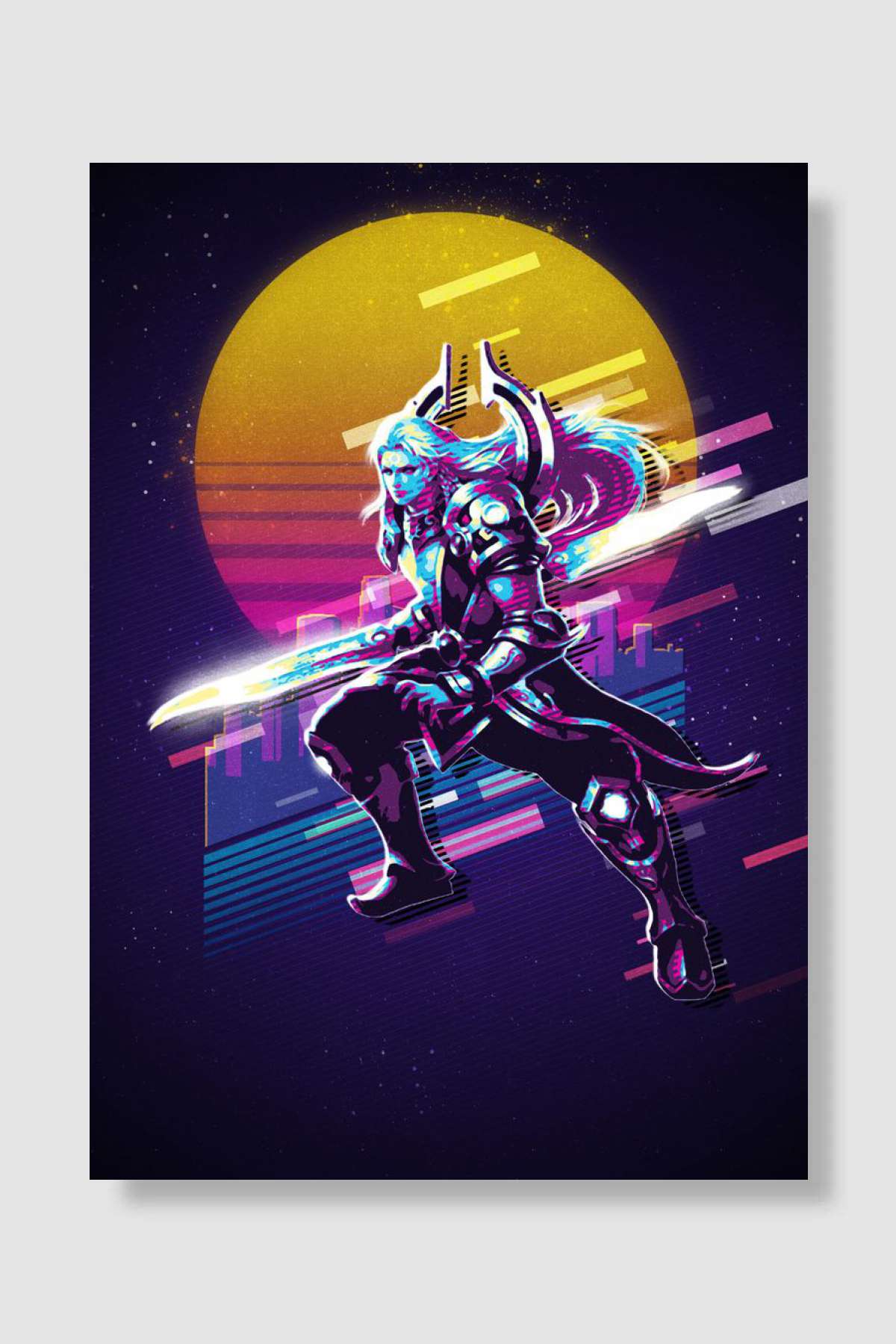 Multiplayer Online Battle Oyun Poster Çerçevesiz Yüksek Kalite Oyun Afiş Duvar Poster