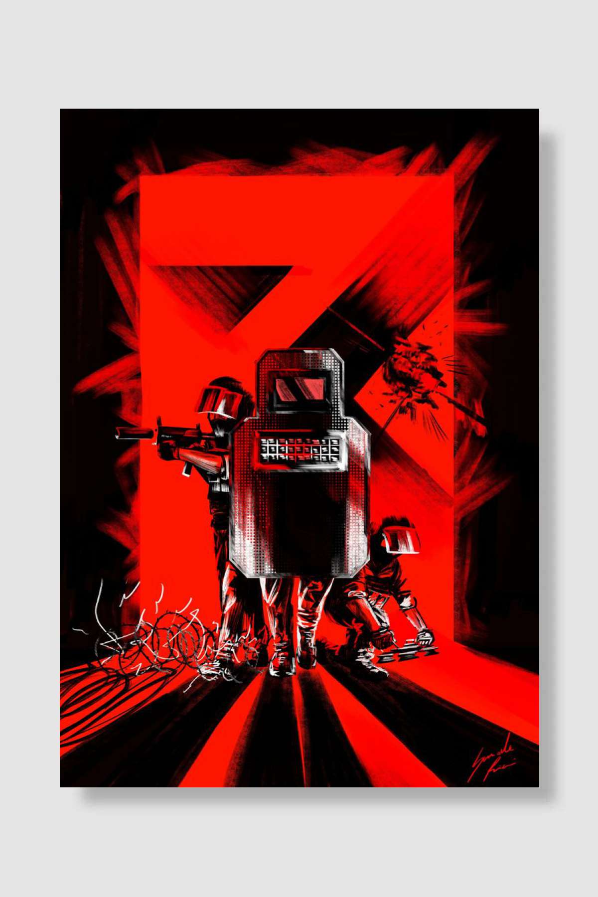 GSK Oyun Poster Çerçevesiz Yüksek Kalite Oyun Afiş Duvar Poster