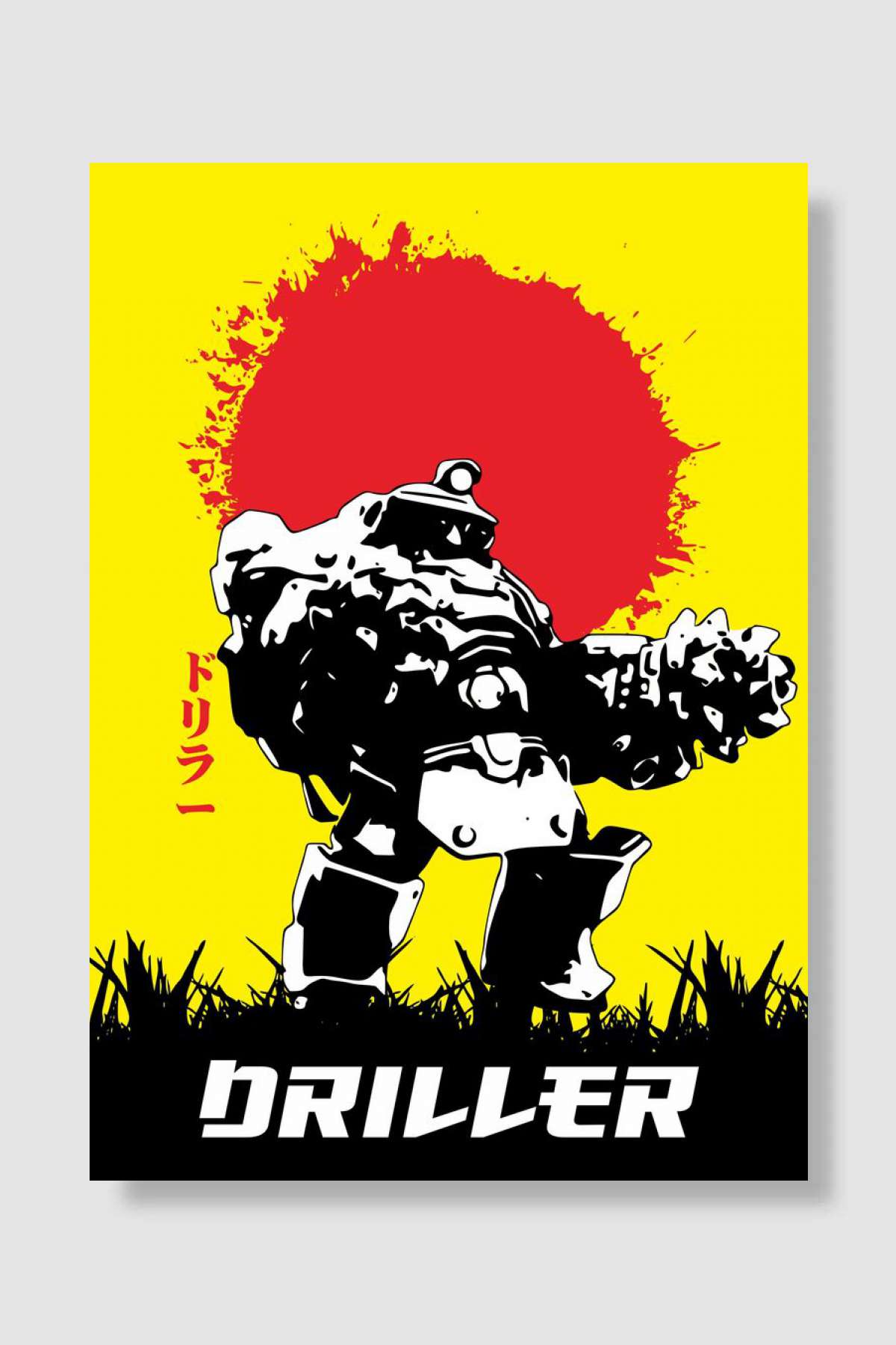 Deep Rock Galactic Driller Oyun Poster Çerçevesiz Yüksek Kalite Oyun Afiş Duvar Poster