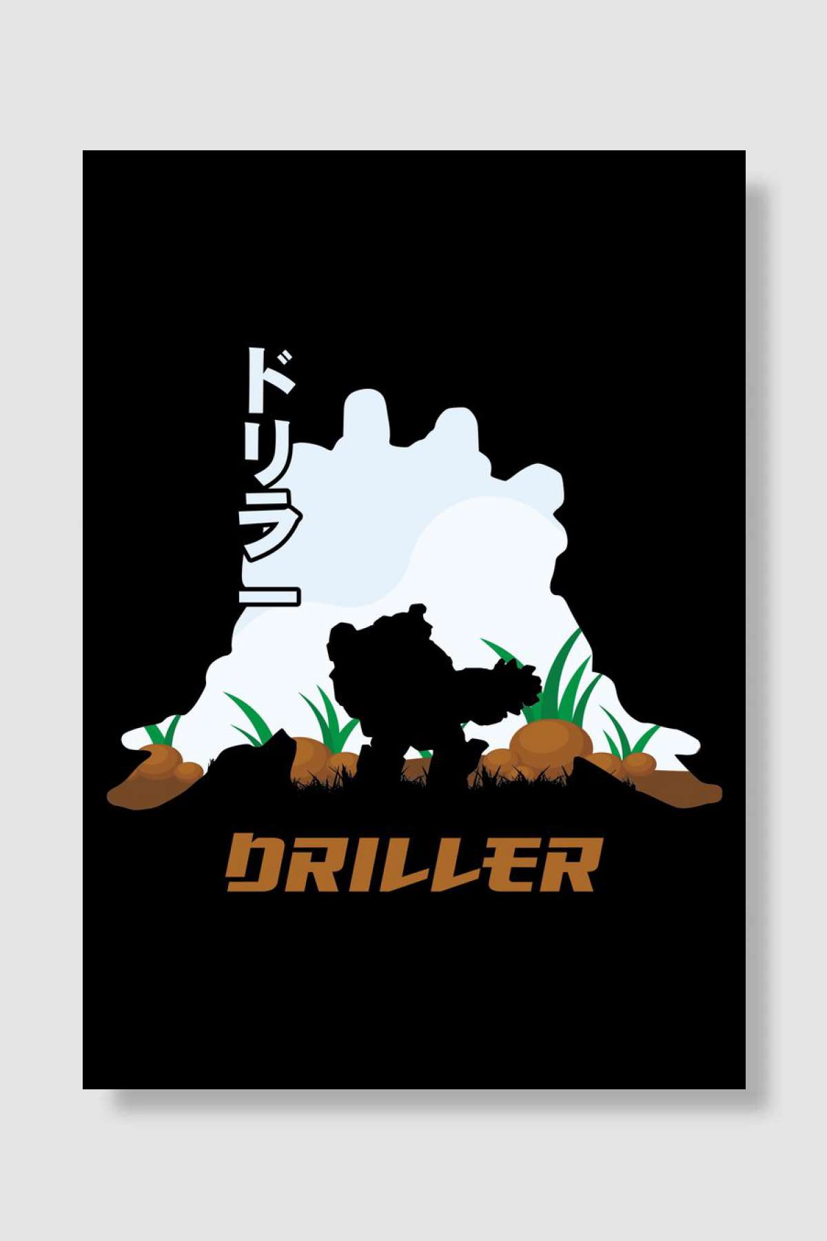 Deep Rock Galactic Driller Oyun Poster Çerçevesiz Yüksek Kalite Oyun Afiş Duvar Poster