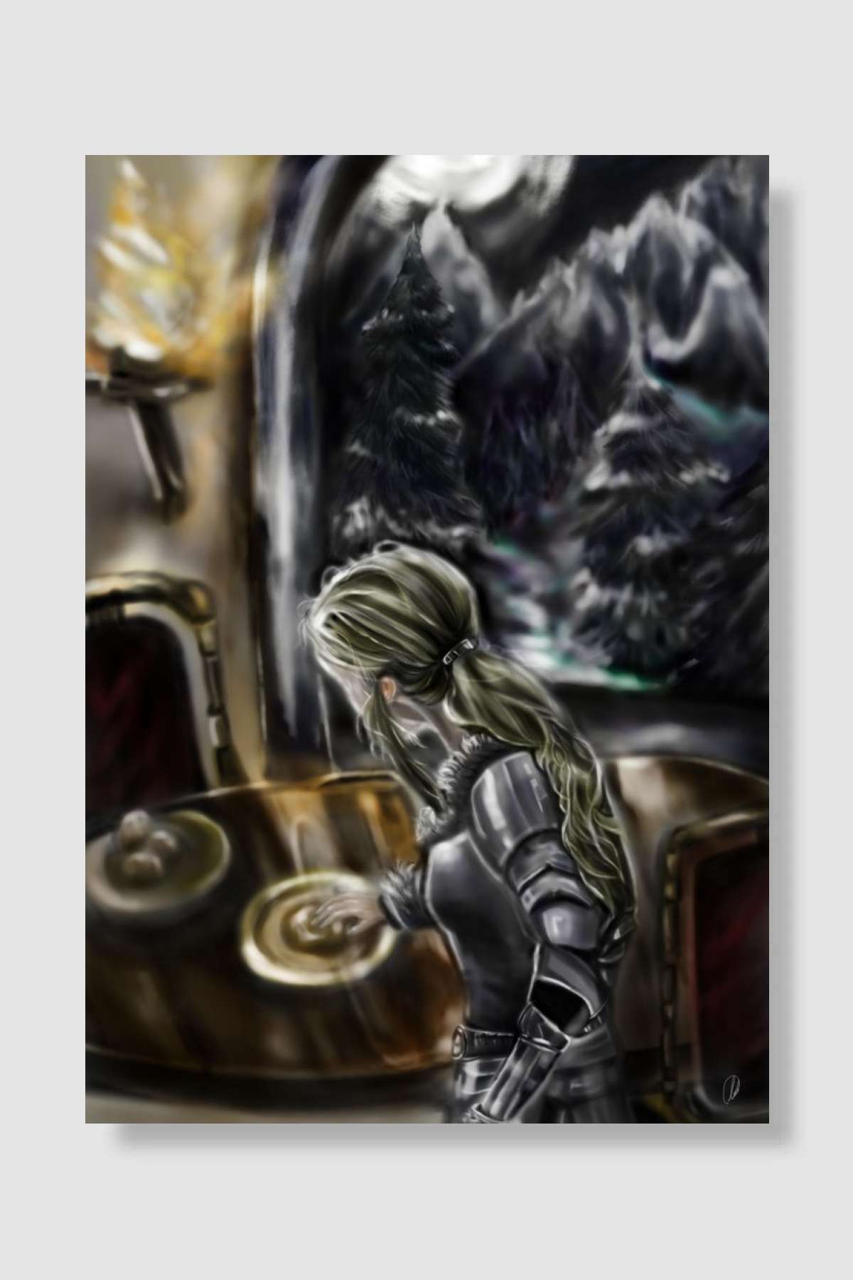 Winter Supper Oyun Poster Çerçevesiz Yüksek Kalite Oyun Afiş Duvar Poster