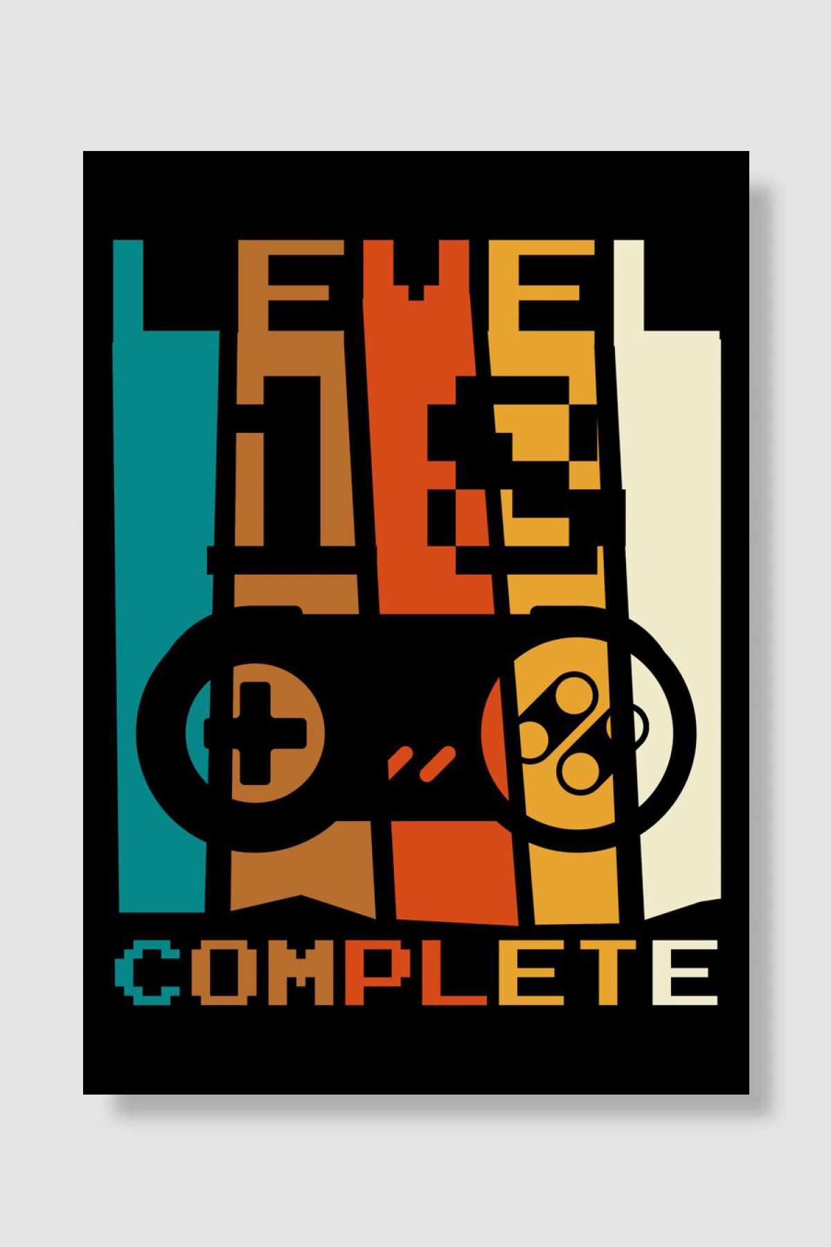 funny gamer 18th birthday Oyun Poster Çerçevesiz Yüksek Kalite Oyun Afiş Duvar Poster