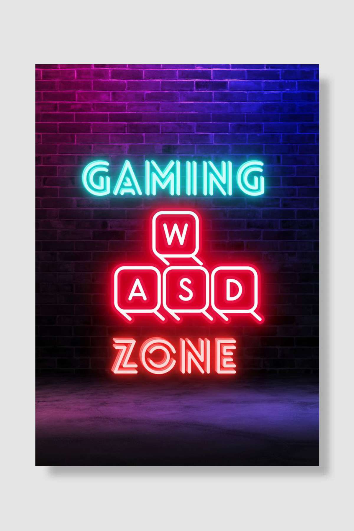 gaming zone Oyun Poster Çerçevesiz Yüksek Kalite Oyun Afiş Duvar Poster