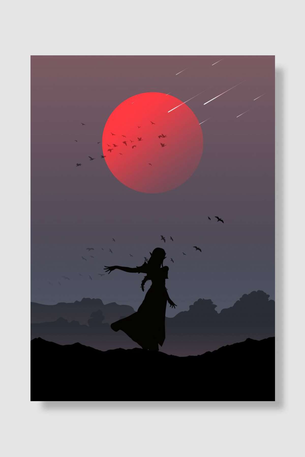 Breath of the Wild Poster Oyun Poster Çerçevesiz Yüksek Kalite Oyun Afiş Duvar Poster