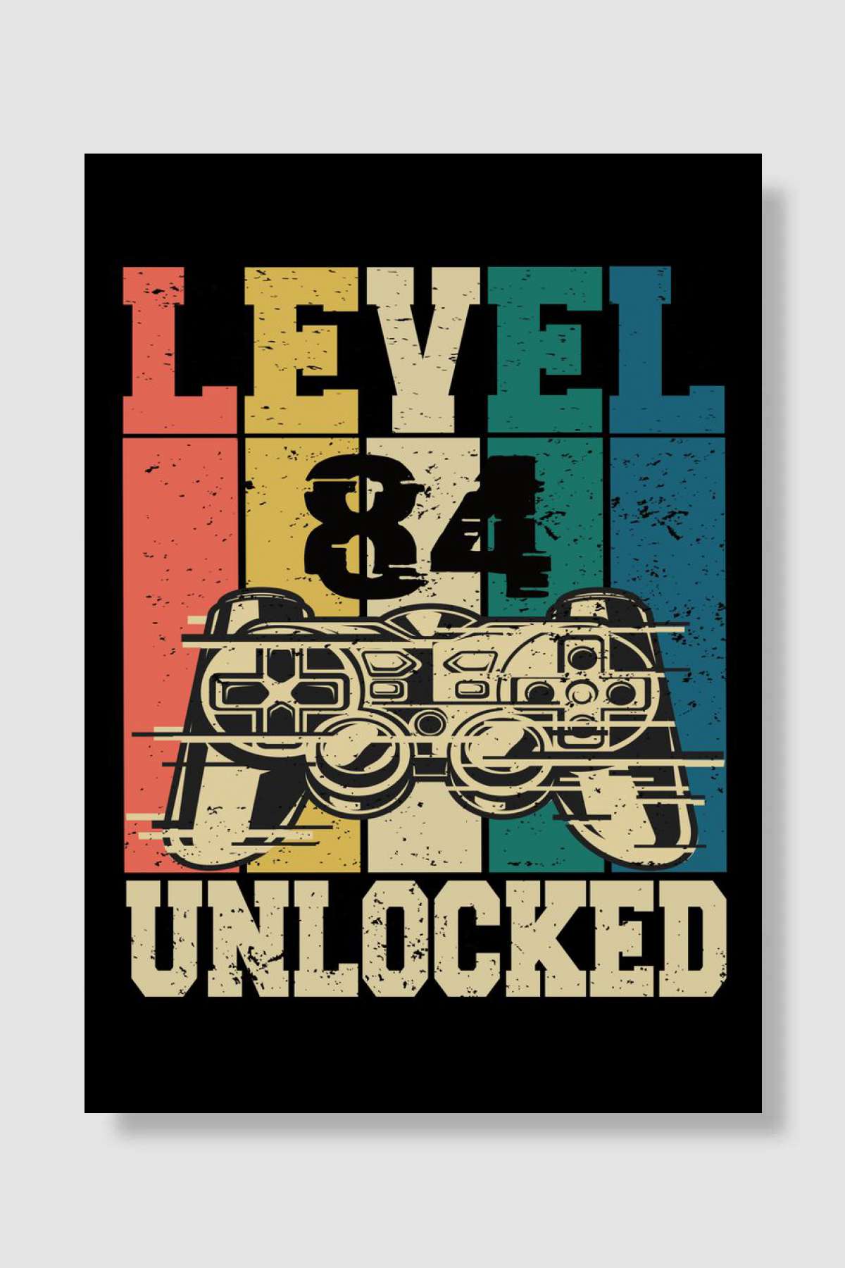 Level 13 Unlocked Oyun Poster Çerçevesiz Yüksek Kalite Oyun Afiş Duvar Poster