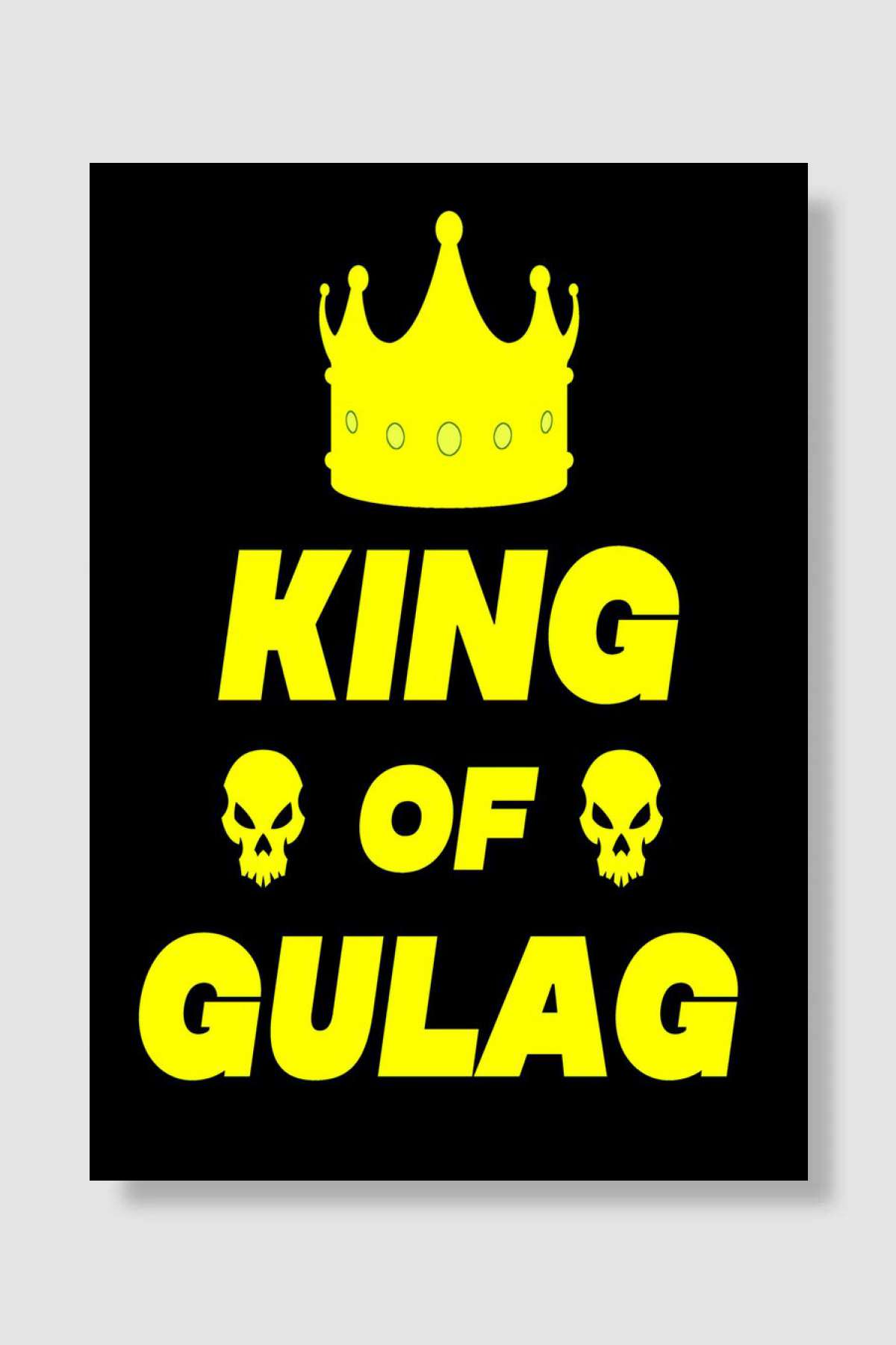 Gulag Gaming Gamer Shooter Oyun Poster Çerçevesiz Yüksek Kalite Oyun Afiş Duvar Poster