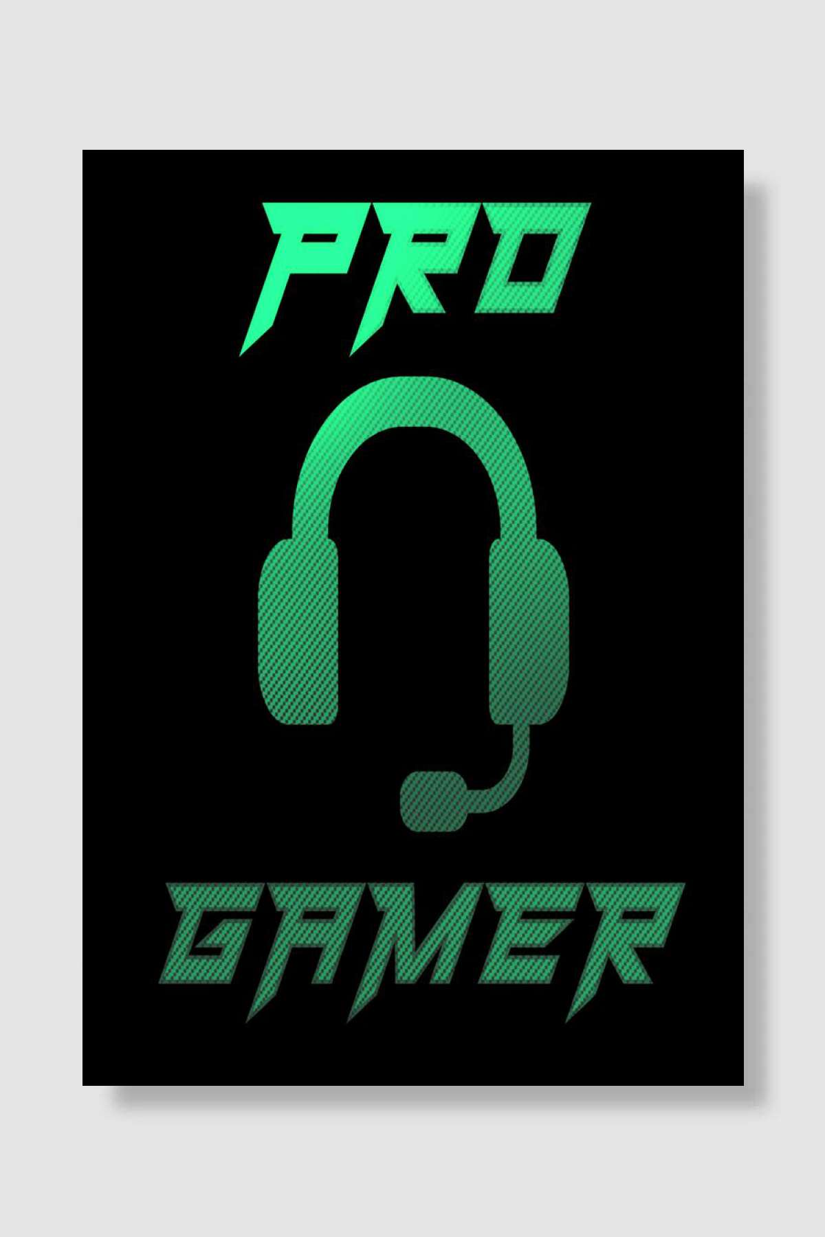 Pro Gamer Gaming Headset Oyun Poster Çerçevesiz Yüksek Kalite Oyun Afiş Duvar Poster