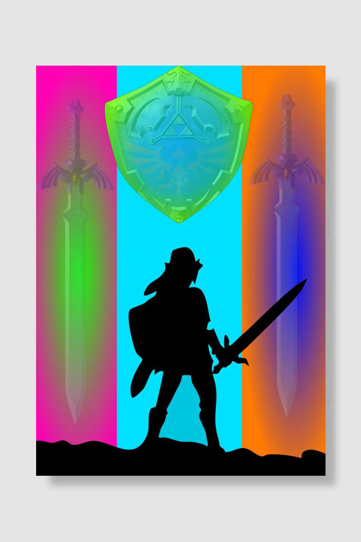 The Legend Of Zelda Oyun Poster Çerçevesiz Yüksek Kalite Oyun Afiş Duvar Poster