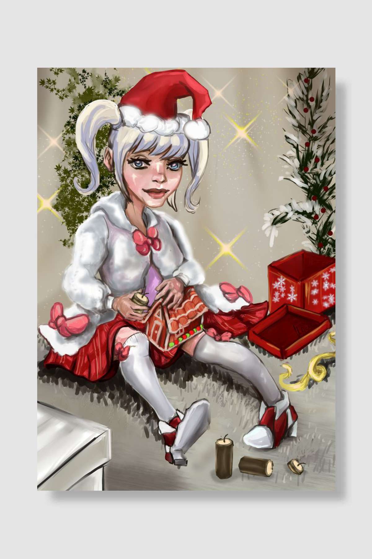 Christmas 2018 Oyun Poster Çerçevesiz Yüksek Kalite Oyun Afiş Duvar Poster