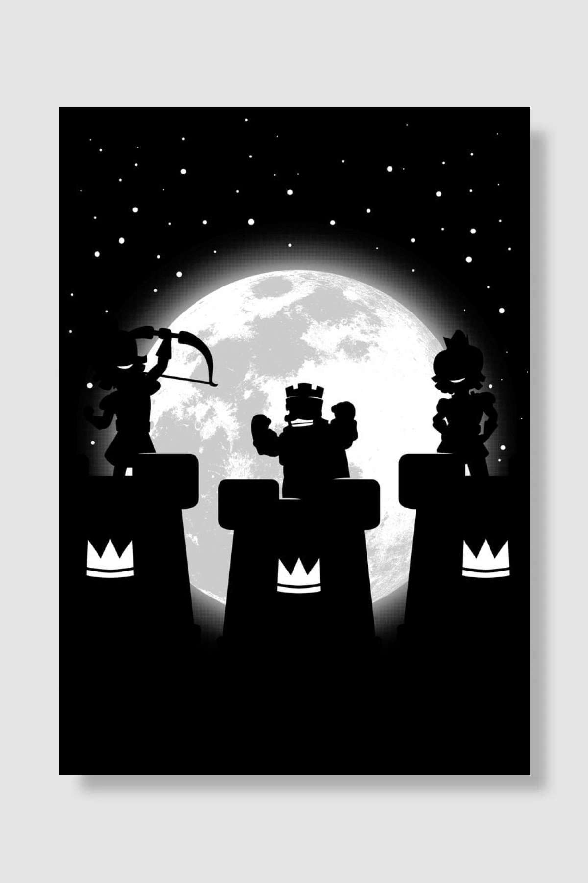 Clash battle Oyun Poster Çerçevesiz Yüksek Kalite Oyun Afiş Duvar Poster