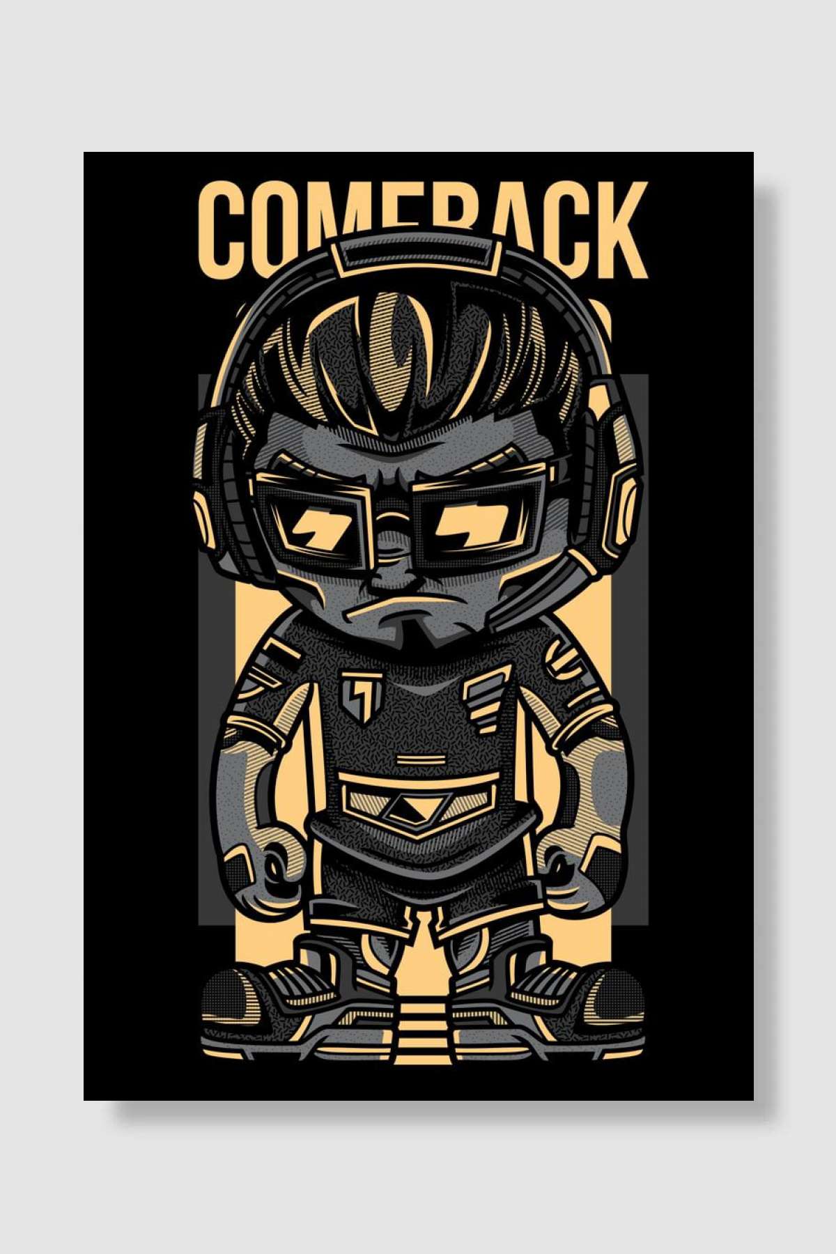 Comeback Oyun Poster Çerçevesiz Yüksek Kalite Oyun Afiş Duvar Poster