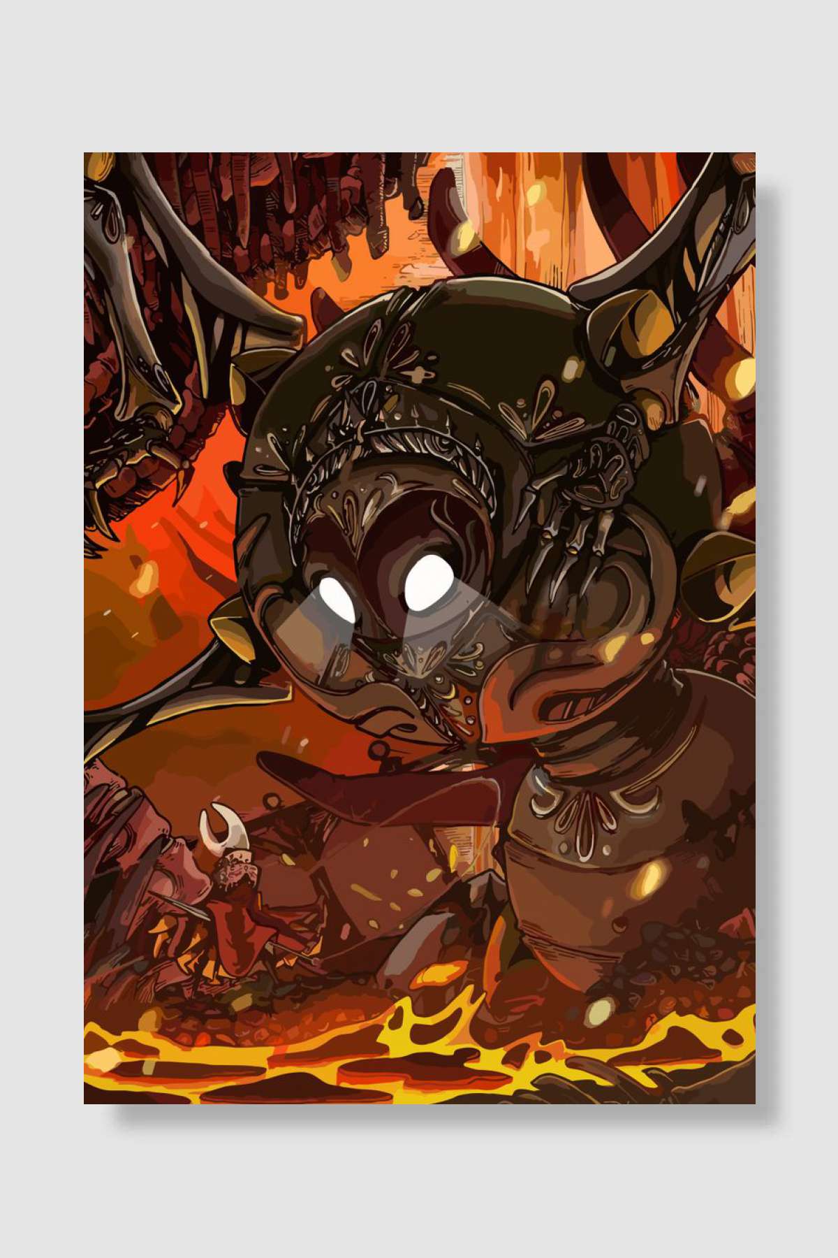 Silksong Hornet Hallownest Oyun Poster Çerçevesiz Yüksek Kalite Oyun Afiş Duvar Poster