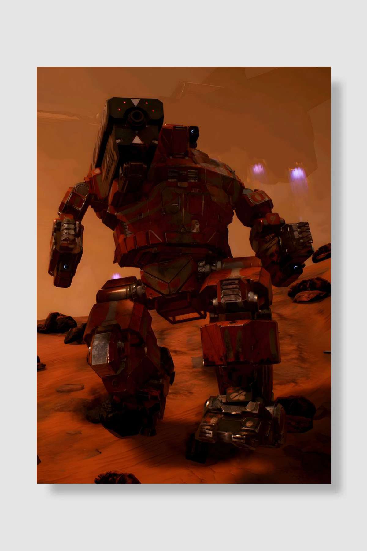 MechWarrior 5 Mercenaries Oyun Poster Çerçevesiz Yüksek Kalite Oyun Afiş Duvar Poster