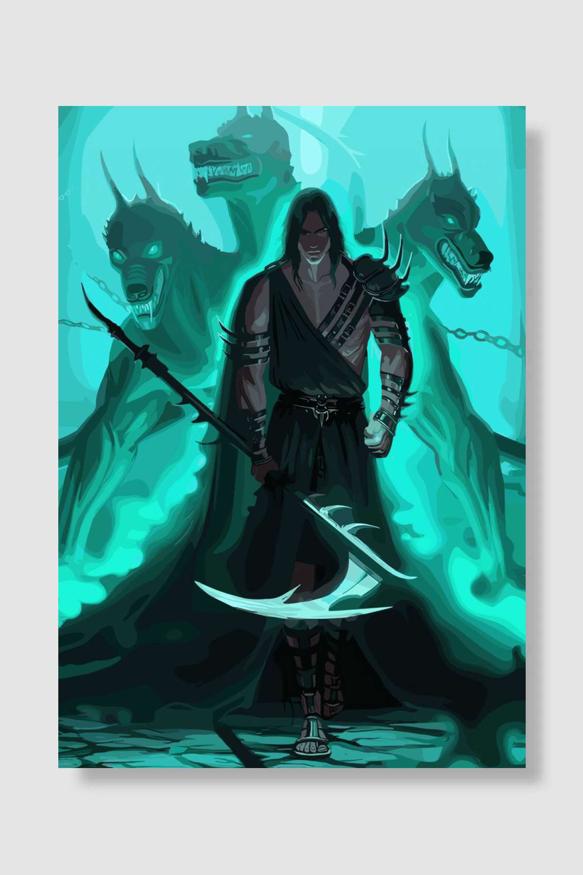 Hades Oyun Poster Çerçevesiz Yüksek Kalite Oyun Afiş Duvar Poster