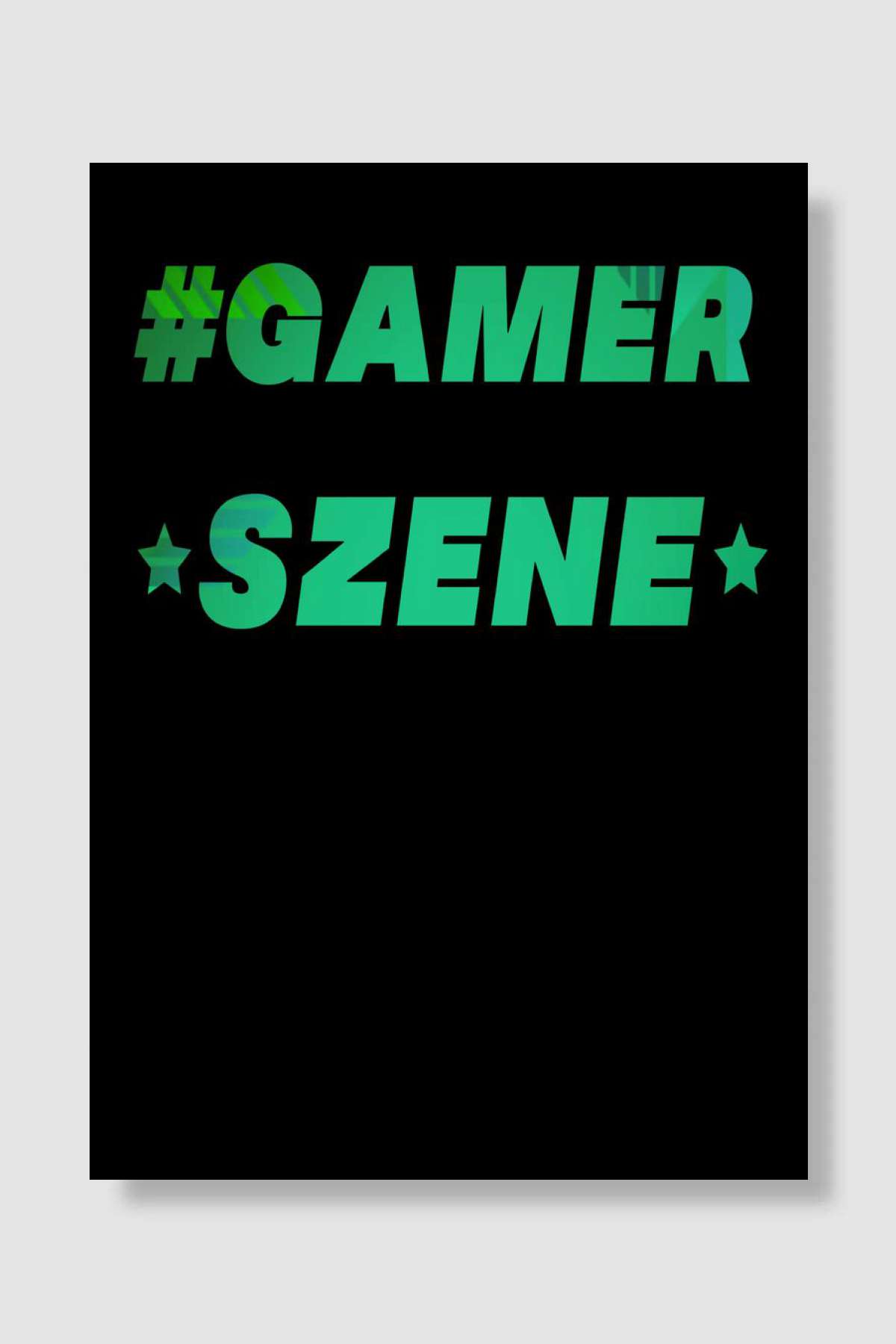 Gamerscene Funny Gamer Oyun Poster Çerçevesiz Yüksek Kalite Oyun Afiş Duvar Poster