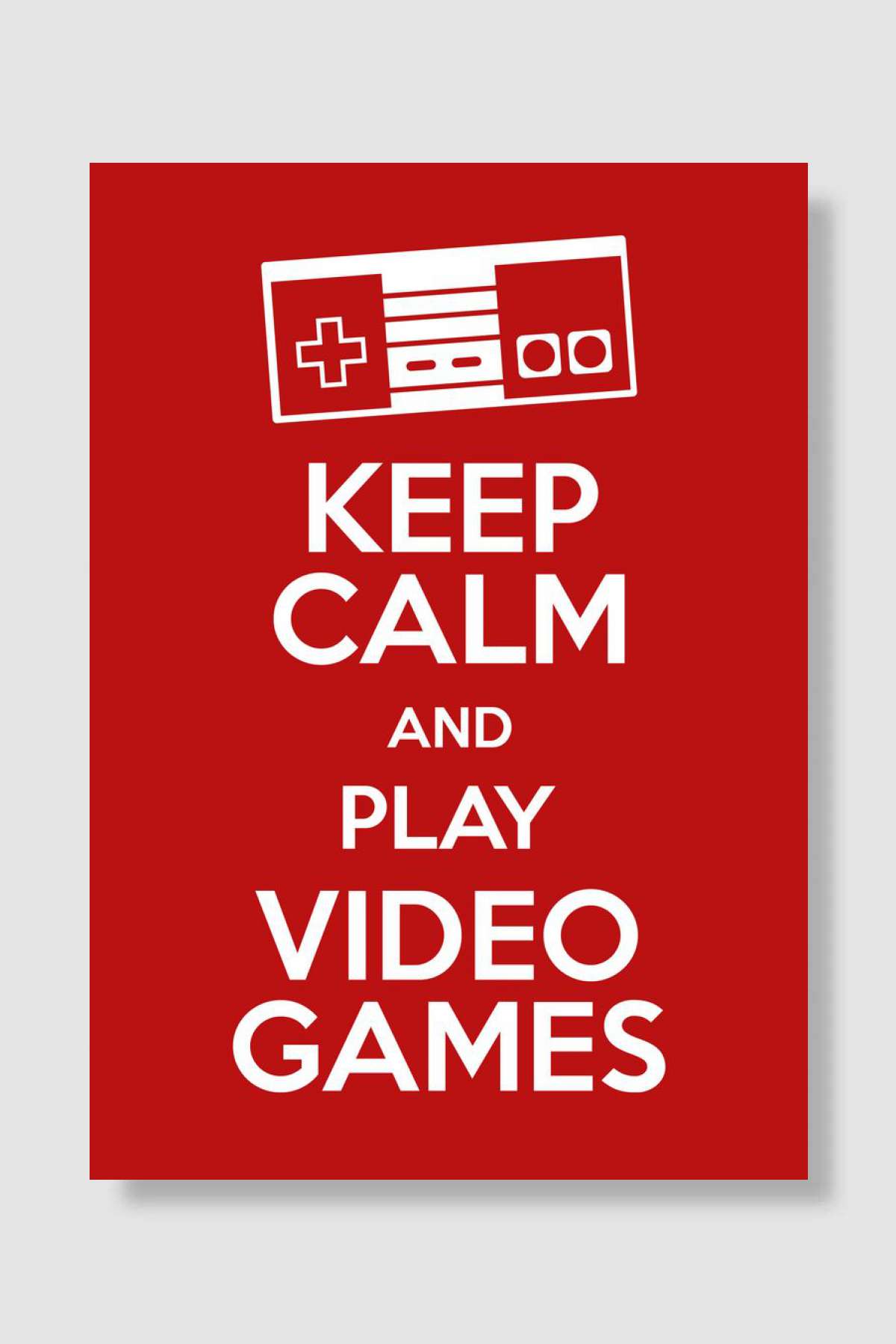 Play Video Games Oyun Poster Çerçevesiz Yüksek Kalite Oyun Afiş Duvar Poster