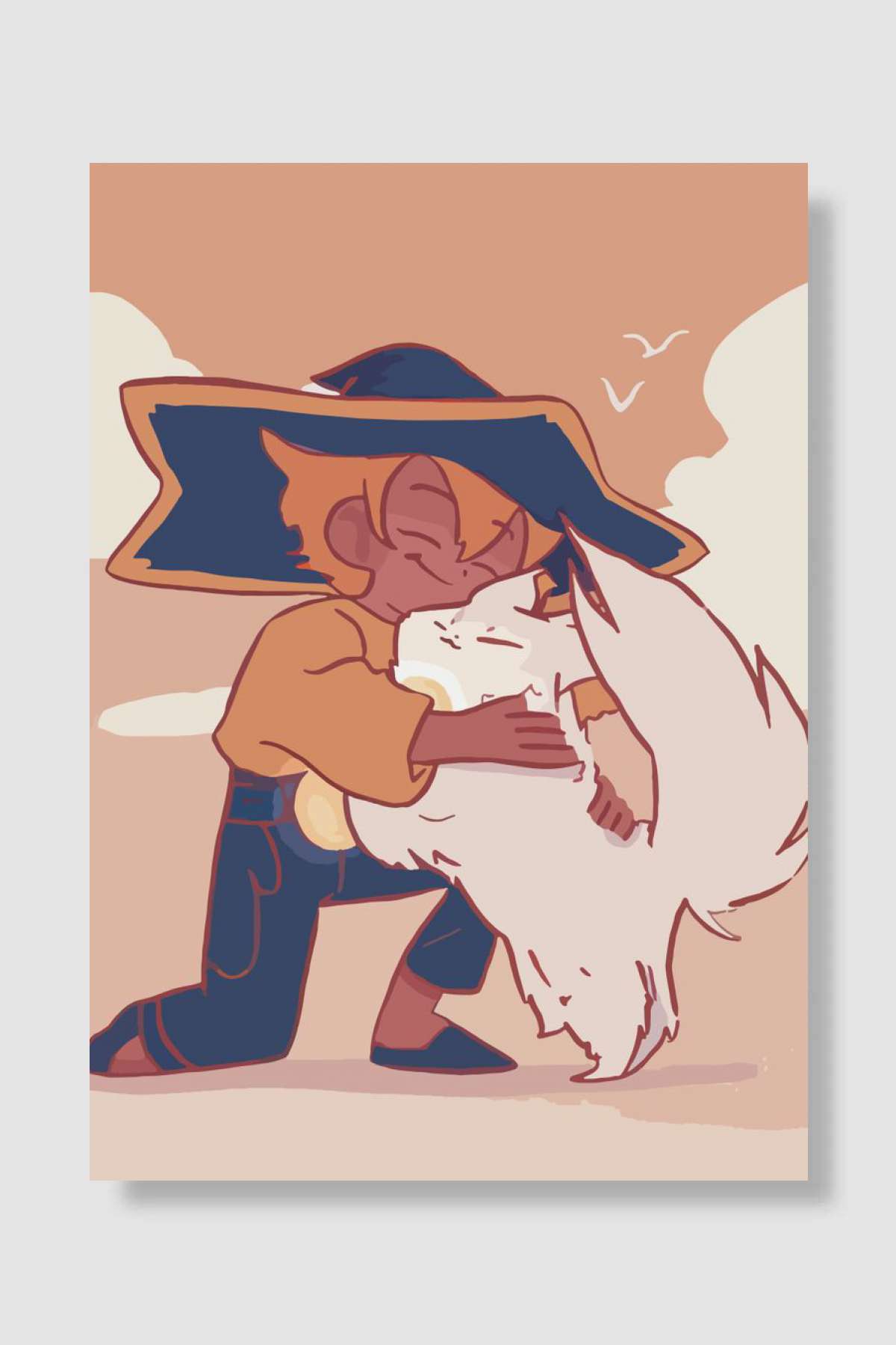 Spirit Farrer Oyun Poster Çerçevesiz Yüksek Kalite Oyun Afiş Duvar Poster