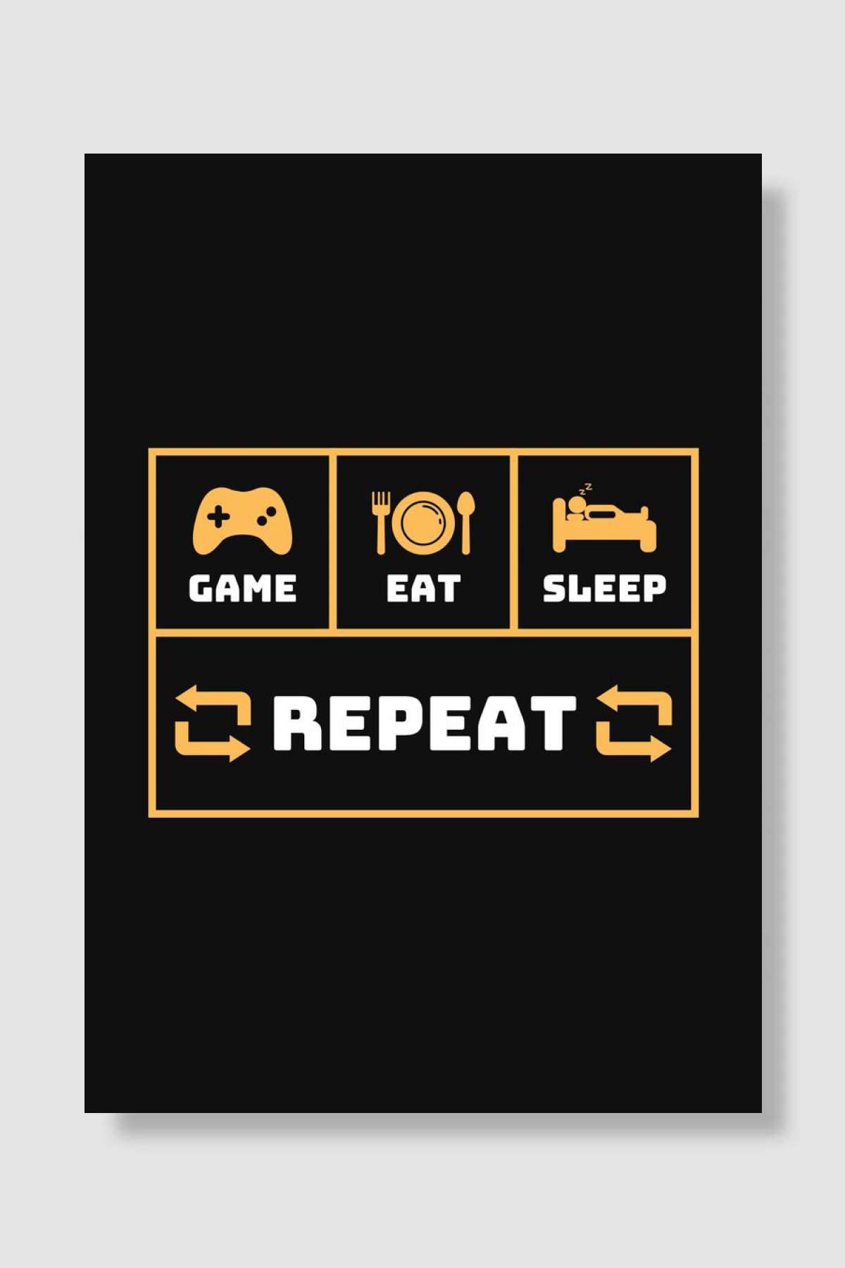 my daily life Oyun Poster Çerçevesiz Yüksek Kalite Oyun Afiş Duvar Poster