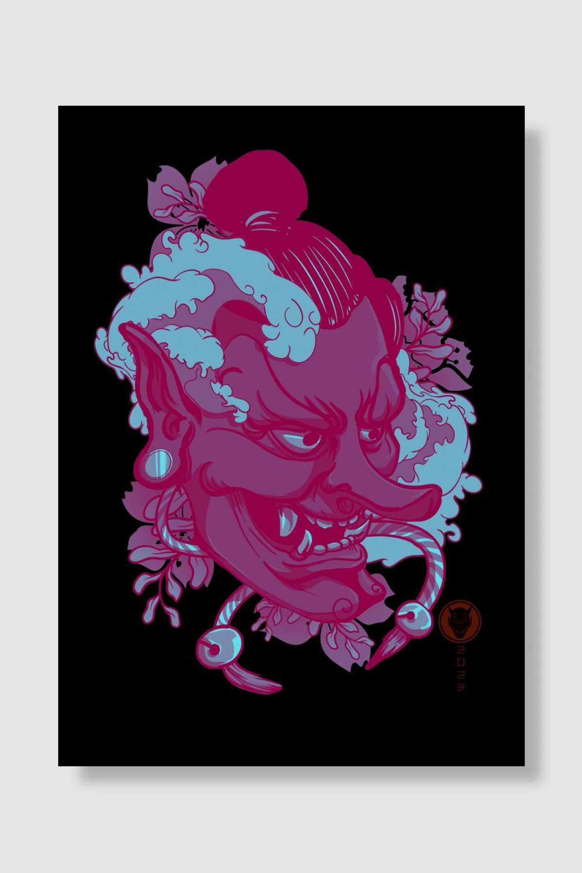 Japanese Tengu Mask Oyun Poster Çerçevesiz Yüksek Kalite Oyun Afiş Duvar Poster - En İyi Fiyatlarla